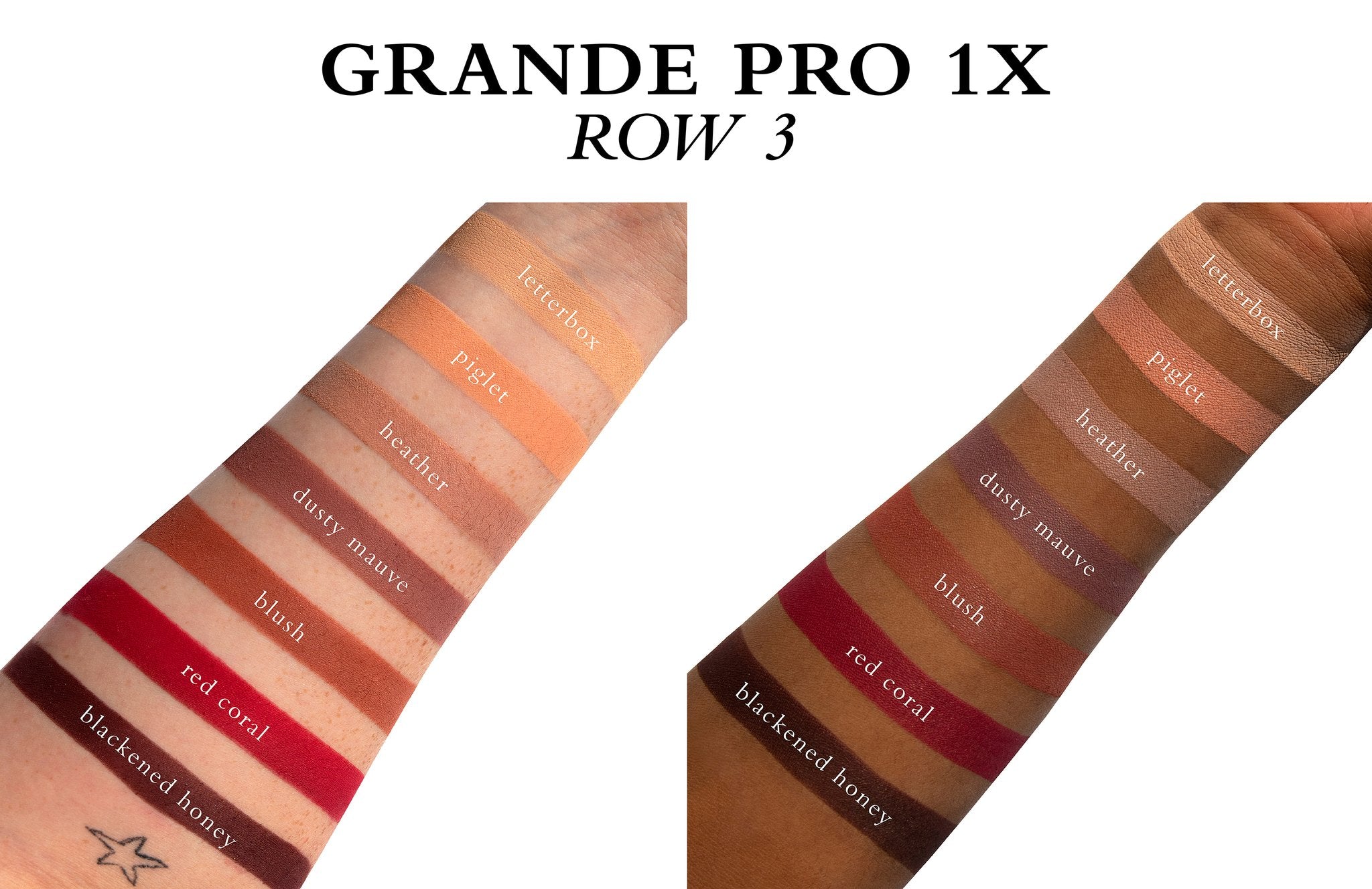 Viseart Grande Pro 1X Eyeshadow Palette - 28 Highly Pigmented Matte & Shimmer Eyeshadows for Professional Makeup Artists & Beauty Enthusiasts | Perfect for Bridal, Editorial & Everyday Looks