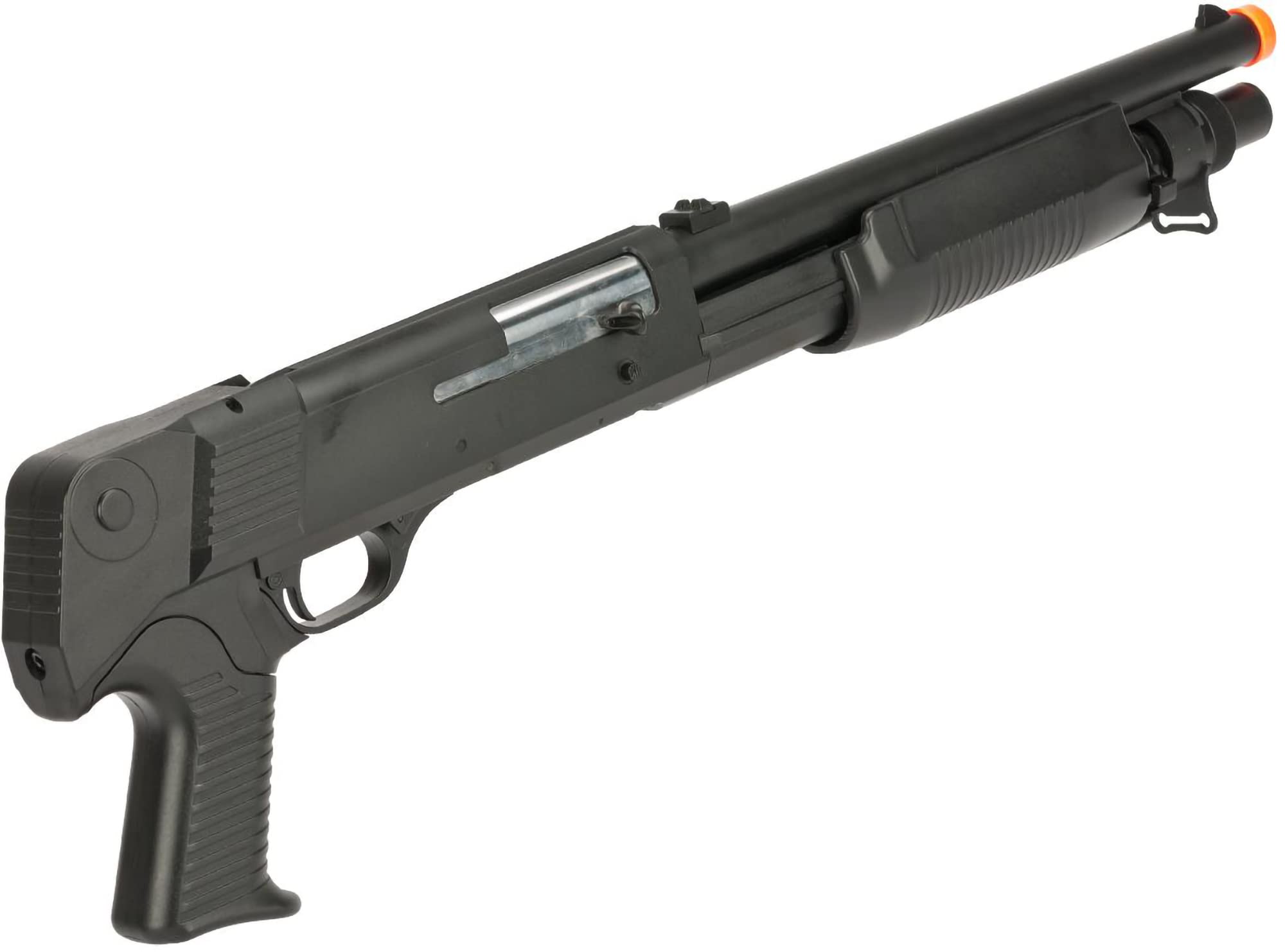 CYMA Sport M3 3-Round Burst Airsoft Shotgun with Multi-Shotshell Loading | Pistol Grip Design | Perfect for CQB, Backyard Battles & Airsoft Training