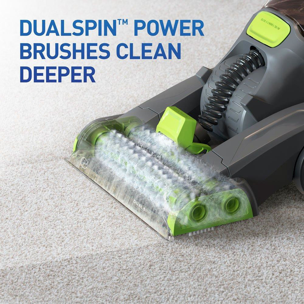 HOOVER Dual Power Max Pet Carpet Cleaner with Full Warranty - Powerful Pet Hair & Stain Remover for Home Deep Cleaning - Perfect for Pet Owners & Allergy Sufferers