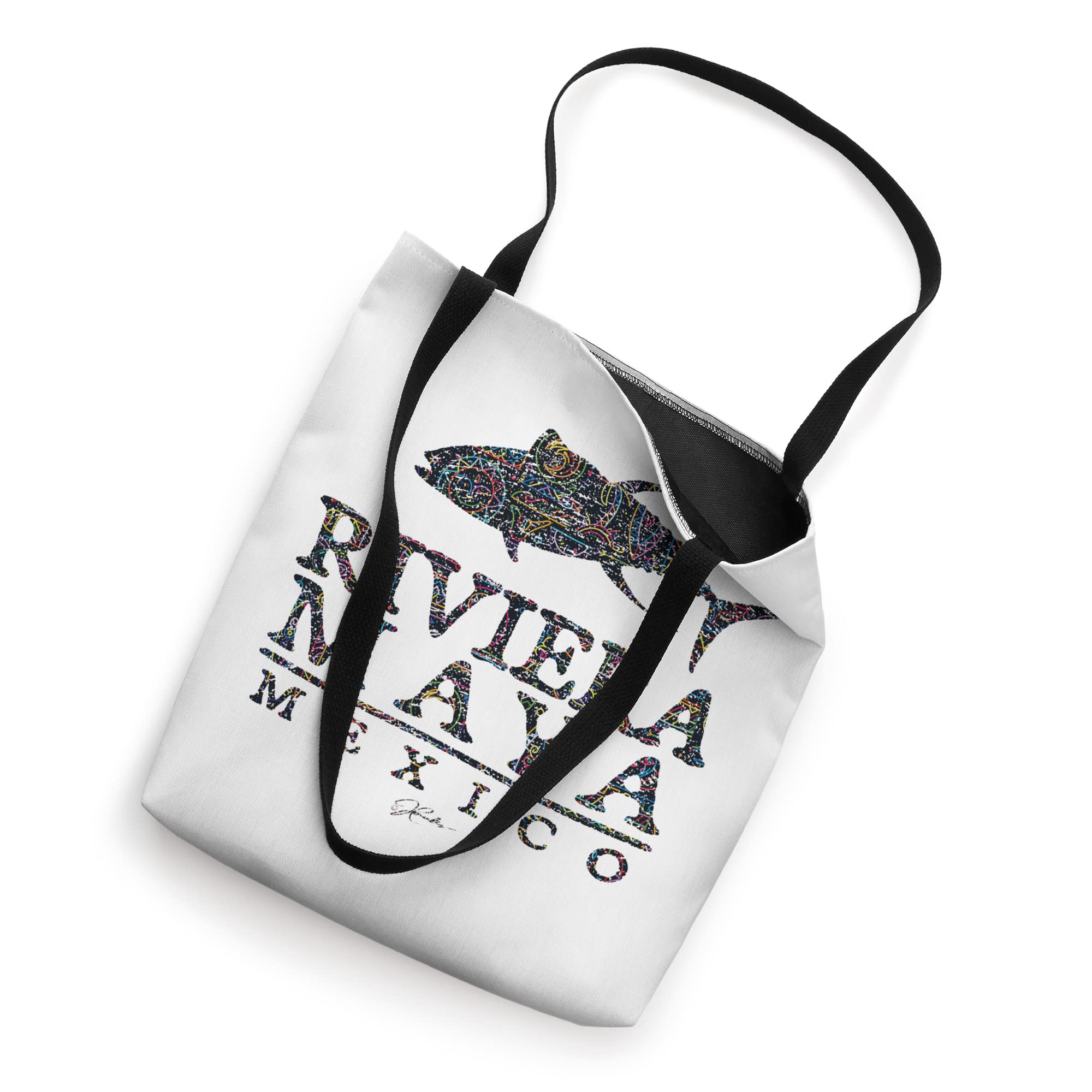 JCombs: Stylish Yellowfin Tuna Tote Bag from Riviera Maya Mexico - Perfect for Beach Trips, Grocery Shopping & Eco-Friendly Daily Use