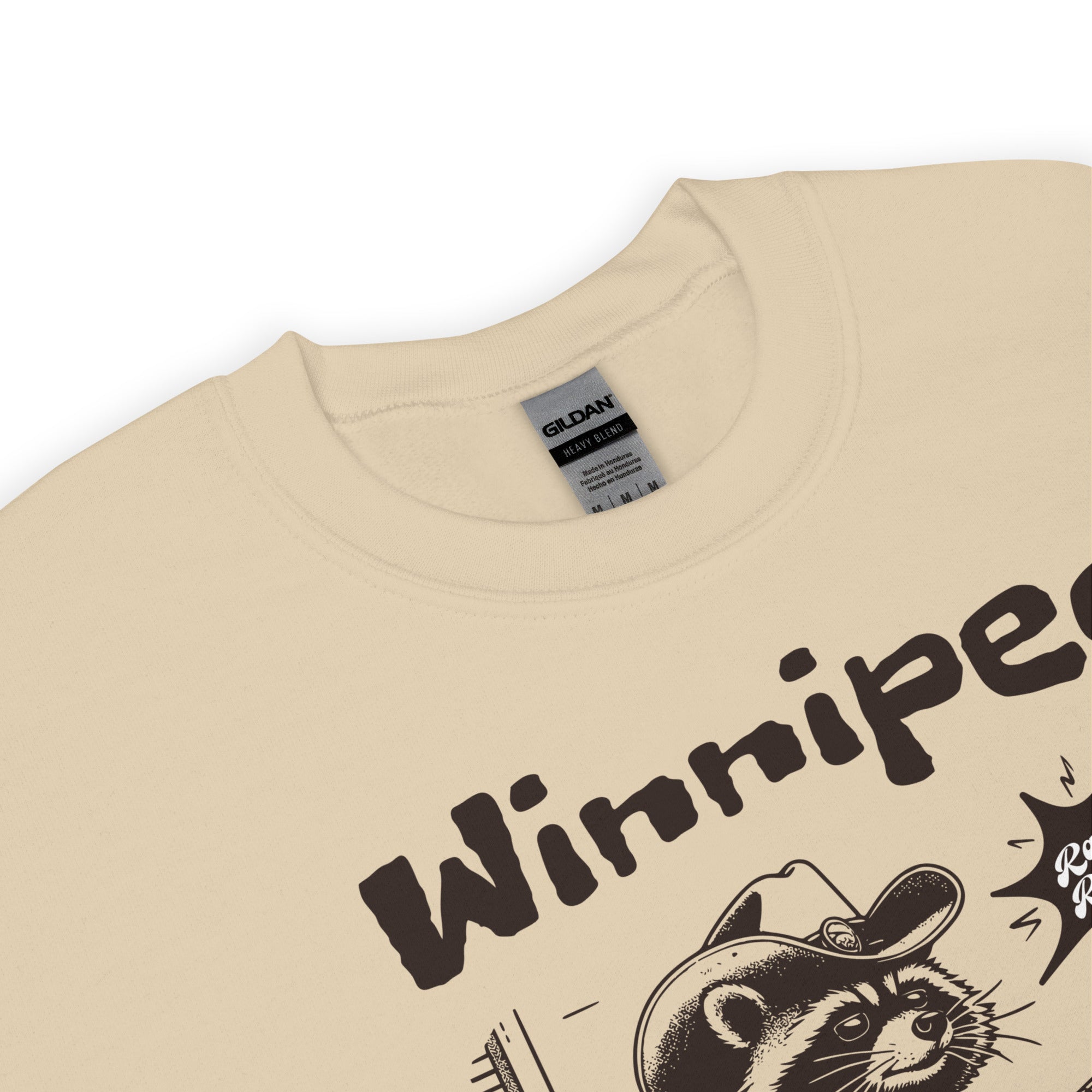 Winnipeg Raccoon Graphic Sweatshirt - Cute Animal Hoodie for Men & Women - Perfect for Casual Wear, Street Style & Outdoor Activities