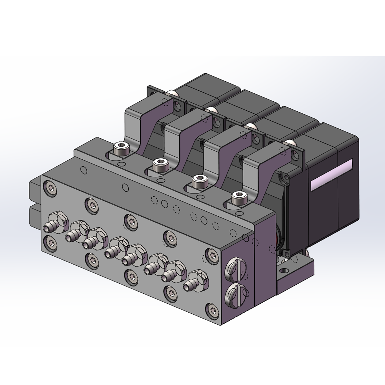1CH 2CH 3CH 4CH 5CH Metal Directional Control Valve with Servo - Replacement Part for 1/14 Scale RC Excavator, Loader, Forklift & Radio Controlled Truck Models - Perfect for DIY Repairs & RC Vehicle Upgrades