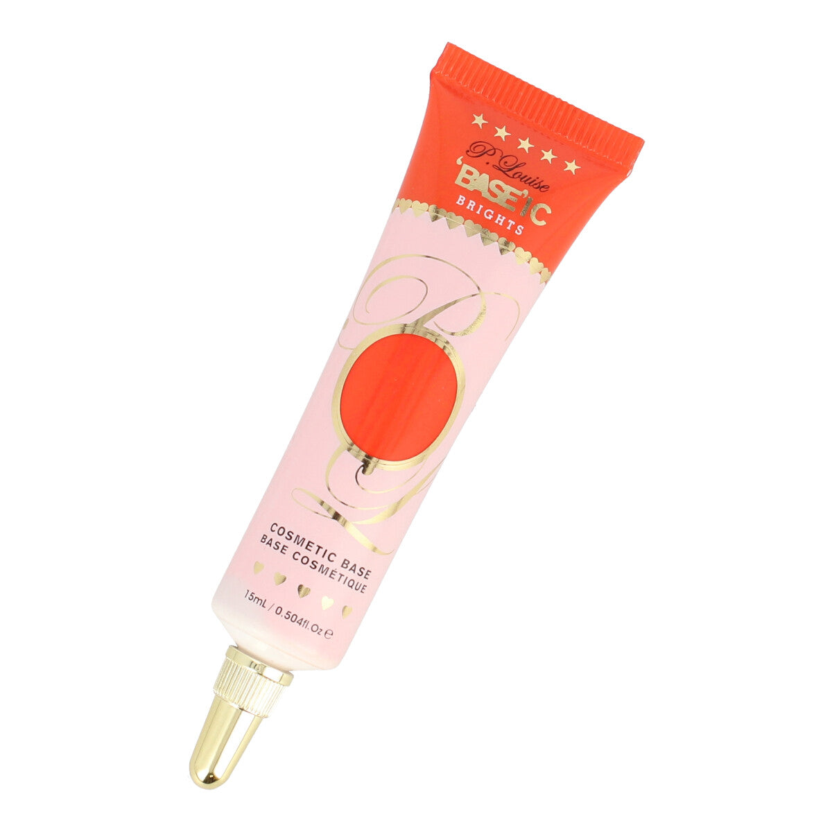P.Louise Baseic Brights Orange Eyeshadow Primer - Long-Lasting, Highly Pigmented Makeup Base for Vibrant Eye Looks | Perfect for Party, Halloween & Bold Makeup Styles