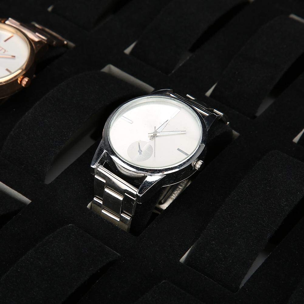 24-Grid Aluminum Alloy Watch Storage Case with Lock - Jewelry & Watch Organizer for Travel & Display