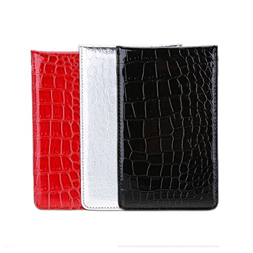 VGEBY PU Leather Score Counter Card Holder with Scorecards & Pencil - Black | Portable Golf & Poker Scoring Accessories for Tournaments & Game Nights