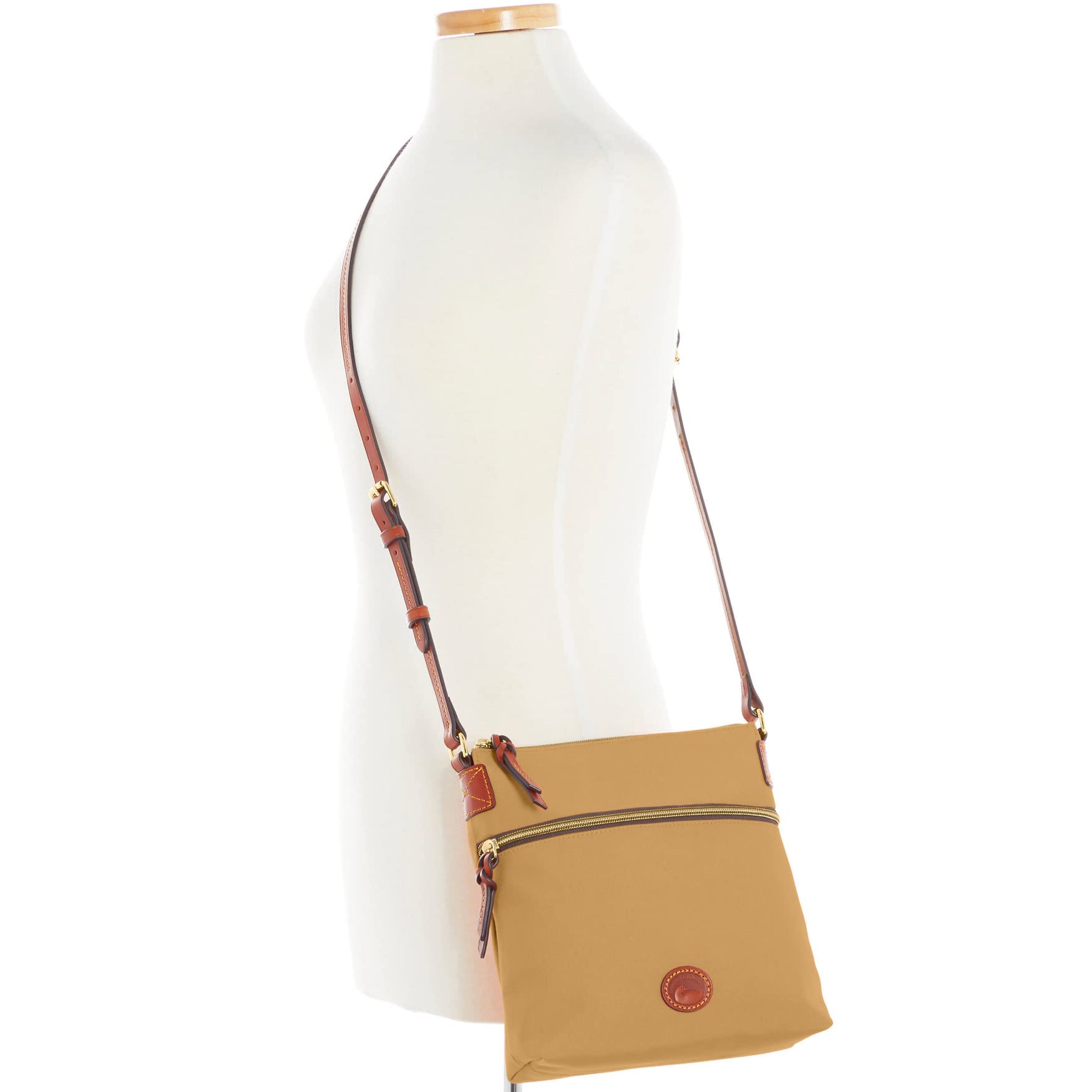 Dooney & Bourke Women's Nylon Crossbody Bag with Zipper Pockets - Stylish & Functional Purse for Everyday Use, Work, Travel & Shopping