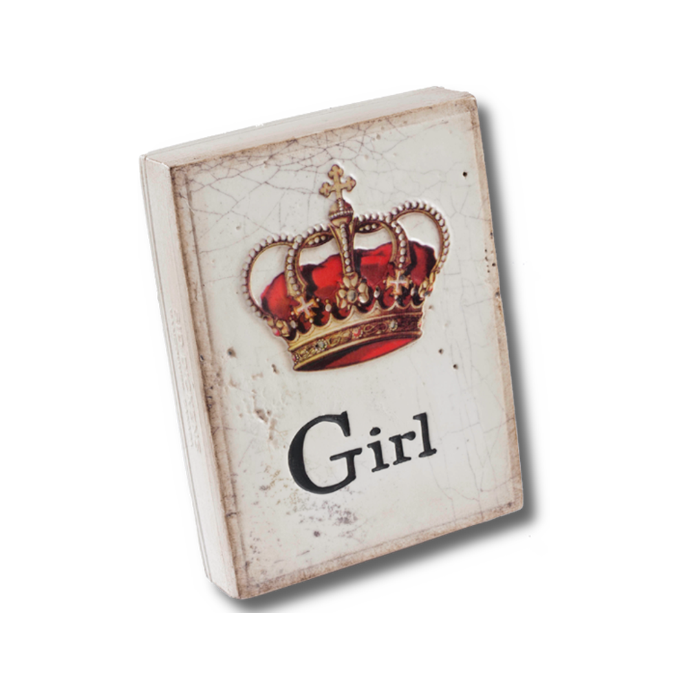SID DICKENS Girl Figurine - Handcrafted Collectible Home Decor for Shelves, Mantels & Gift Giving