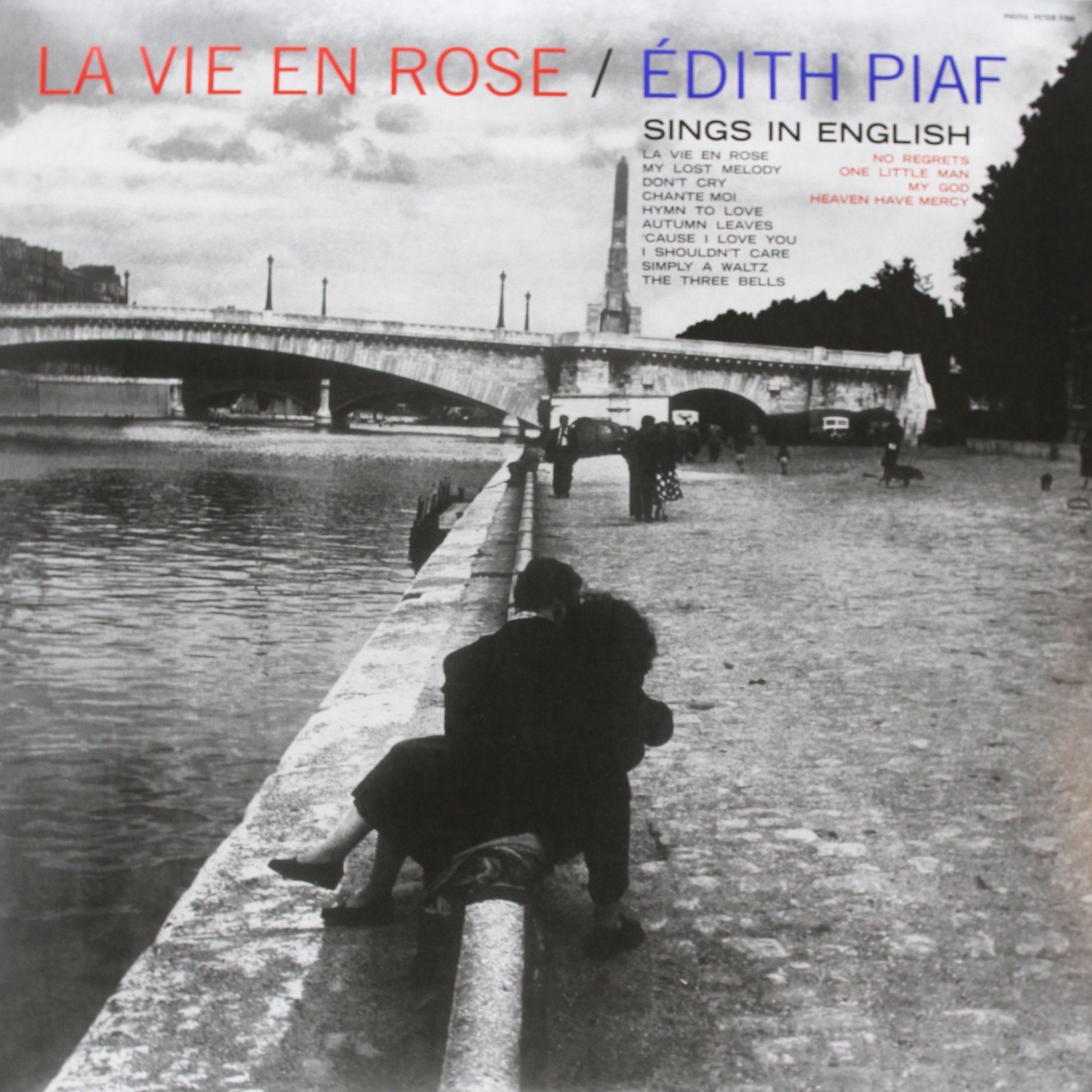 Edith Piaf Sings in English - La Vie en Rose & Classic French Songs CD | Perfect for Romantic Dinners, Paris-Themed Parties & Vintage Music Lovers