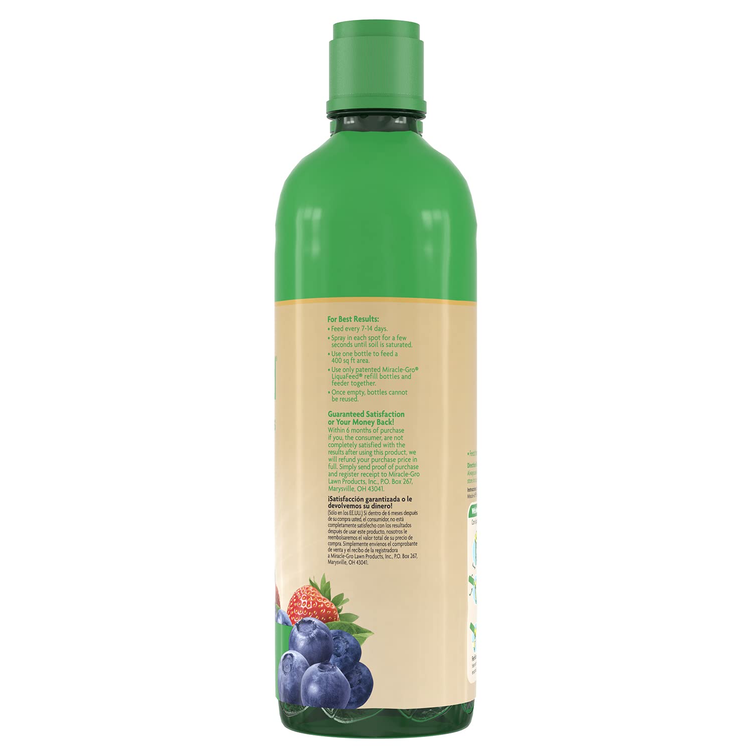Scotts LiquaFeed Tomato, Fruit & Vegetable Plant Food Refills - 16 fl oz Liquid Fertilizer (6-Pack of 2 Bottles) - Ideal for Home Gardening, Greenhouses & Organic Farming