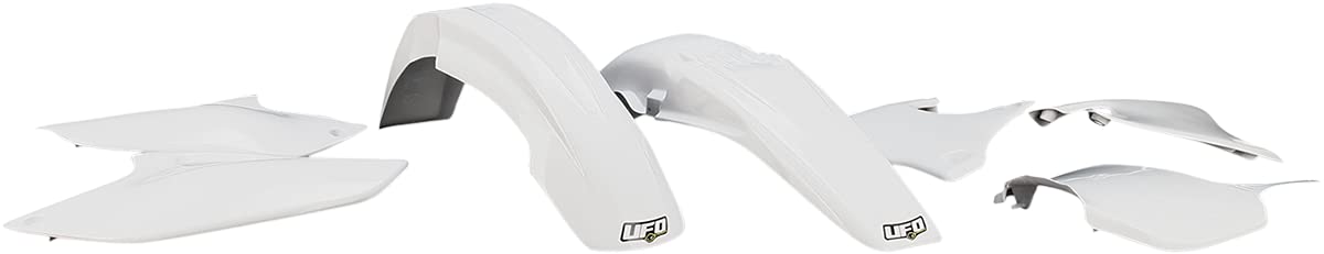 UFO YAKIT303-046 Complete Body Kit for Yamaha YZF250 2001-2002 Motorcycle - White Plastic Fairings | Perfect for Racing, Track Days & Off-Road Riding
