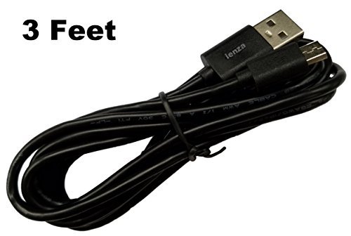 Enza® 3FT USB to Micro USB Cable - Fast Charging & Data Sync for Samsung Galaxy, Android Phones, Tablets, Kindle Fire, Fire Stick | Durable Cord for Portable Speakers, Power Banks & Electronics | Perfect for Home, Office & Travel Use