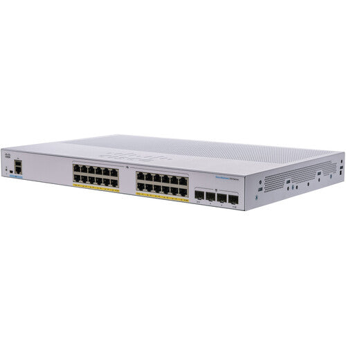 Cisco CBS350 24-Port Gigabit PoE+ Managed Switch | 4G SFP | 195W Power | Ideal for Small Business Networks & Office IT Infrastructure