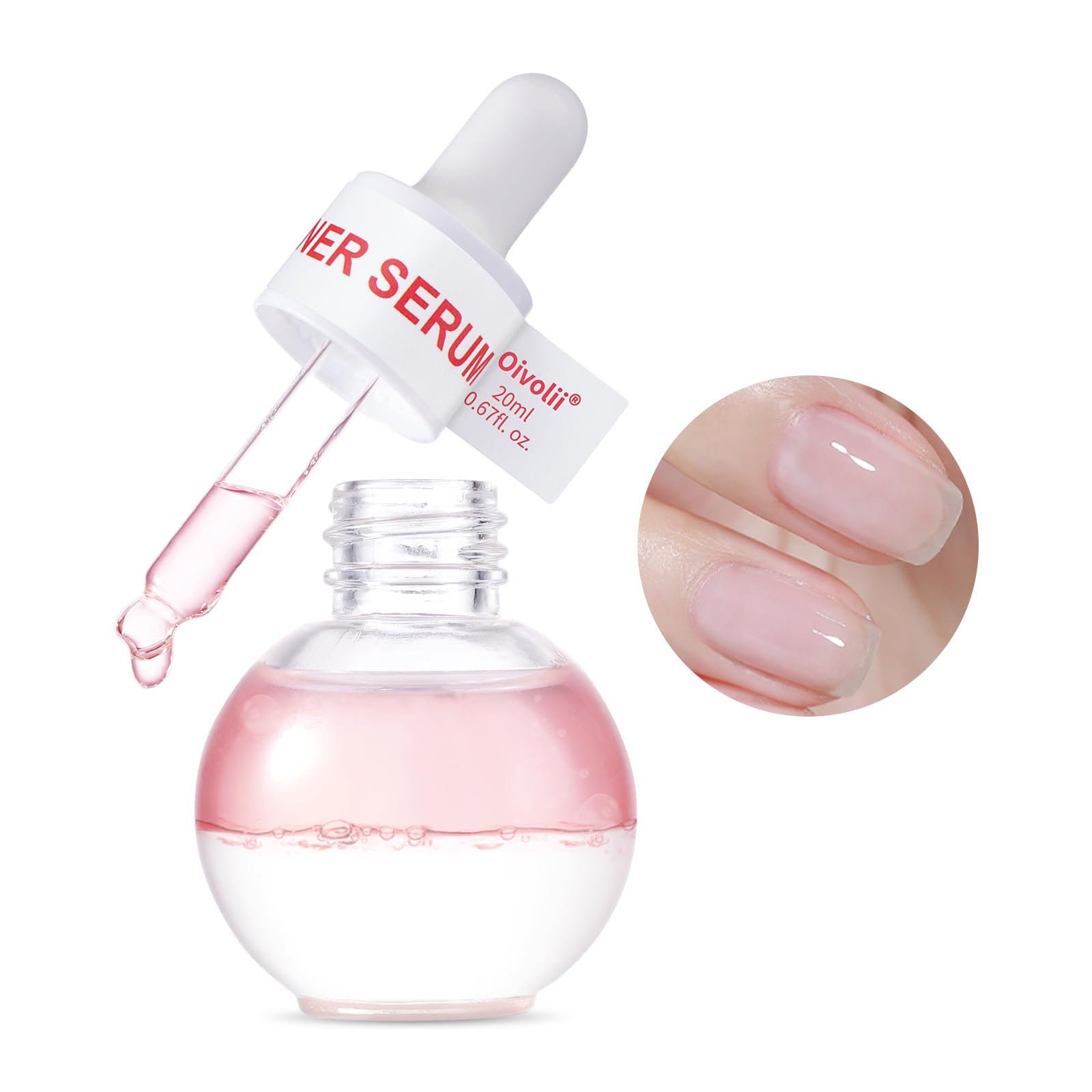 Nail Strengthener & Repair Treatment for Thin, Weak, Damaged Nails - Ridge Filling Base Coat with Growth Conditioning | At-Home Salon Nail Care Solution