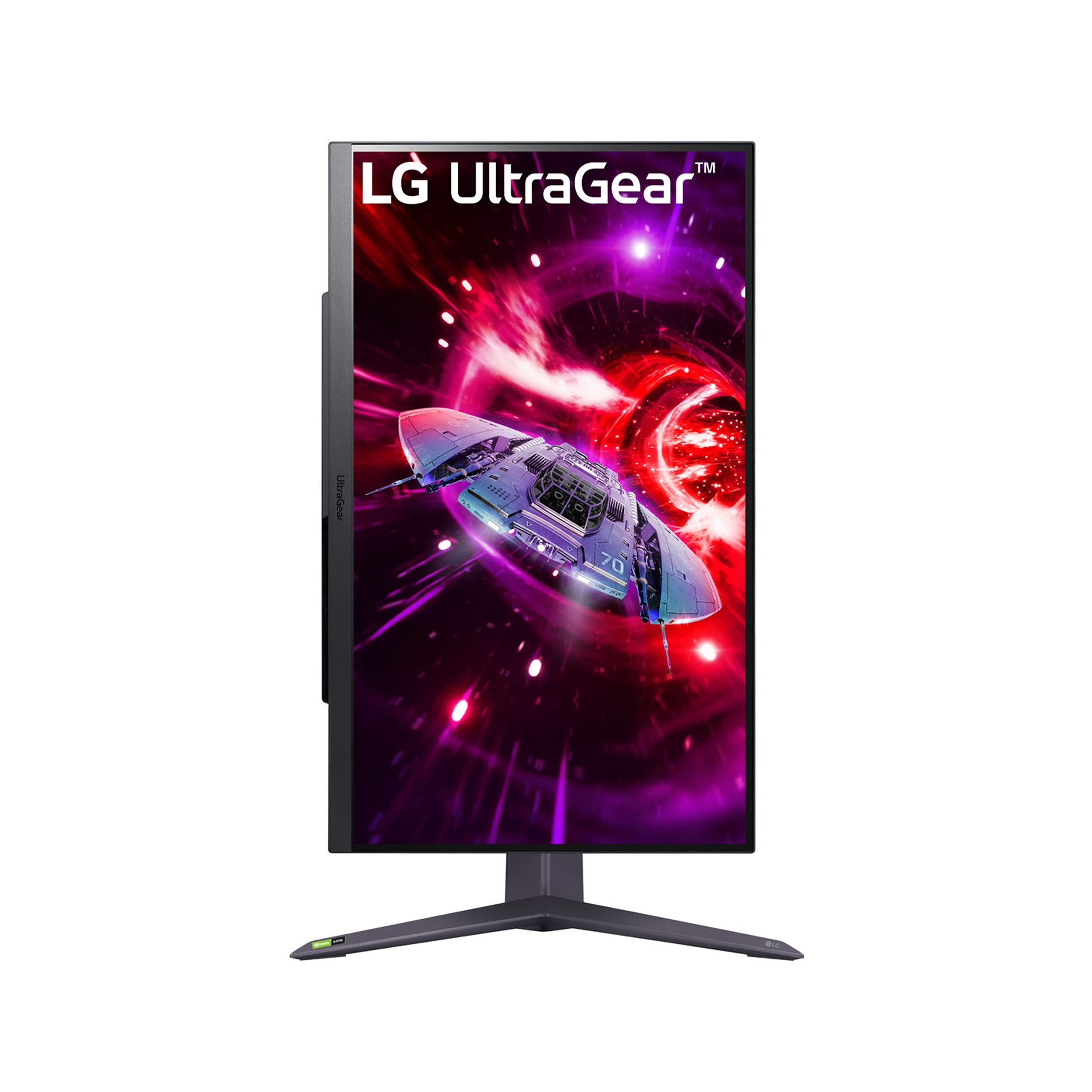 LG 27GS75QX-B UltraGear QHD 27-inch Gaming Monitor - 2560x1440 IPS Display, 1ms Response, 180Hz Refresh Rate, HDR10, NVIDIA G-Sync & AMD FreeSync Compatible - Perfect for Esports, FPS Gaming & Home Office Setup