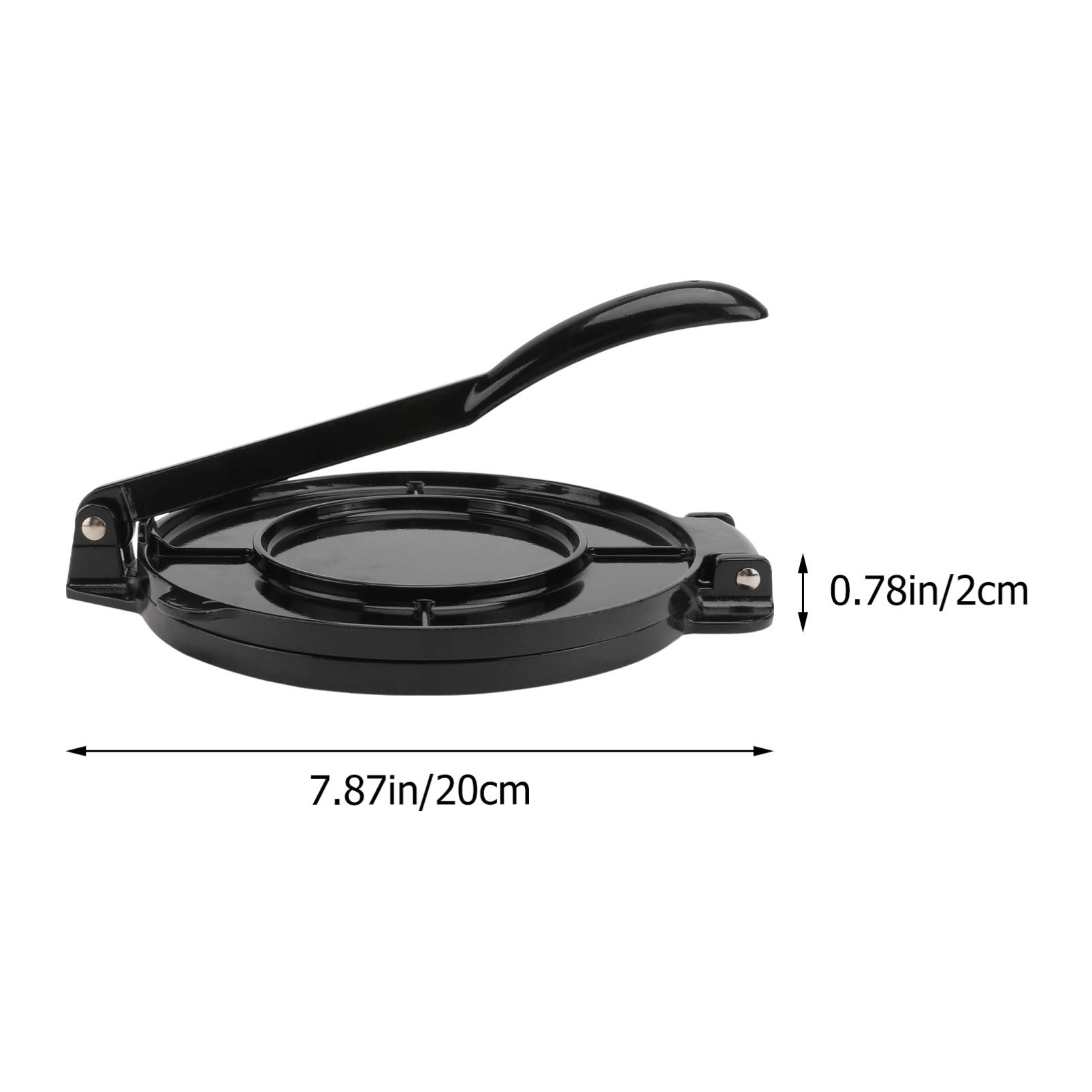 1pc Aluminum Alloy Tortilla Press - Heavy Duty Flour Tortilla Maker for Perfect Homemade Wraps & Flatbreads - Ideal for Mexican Cuisine, Taco Nights & Family Cooking
