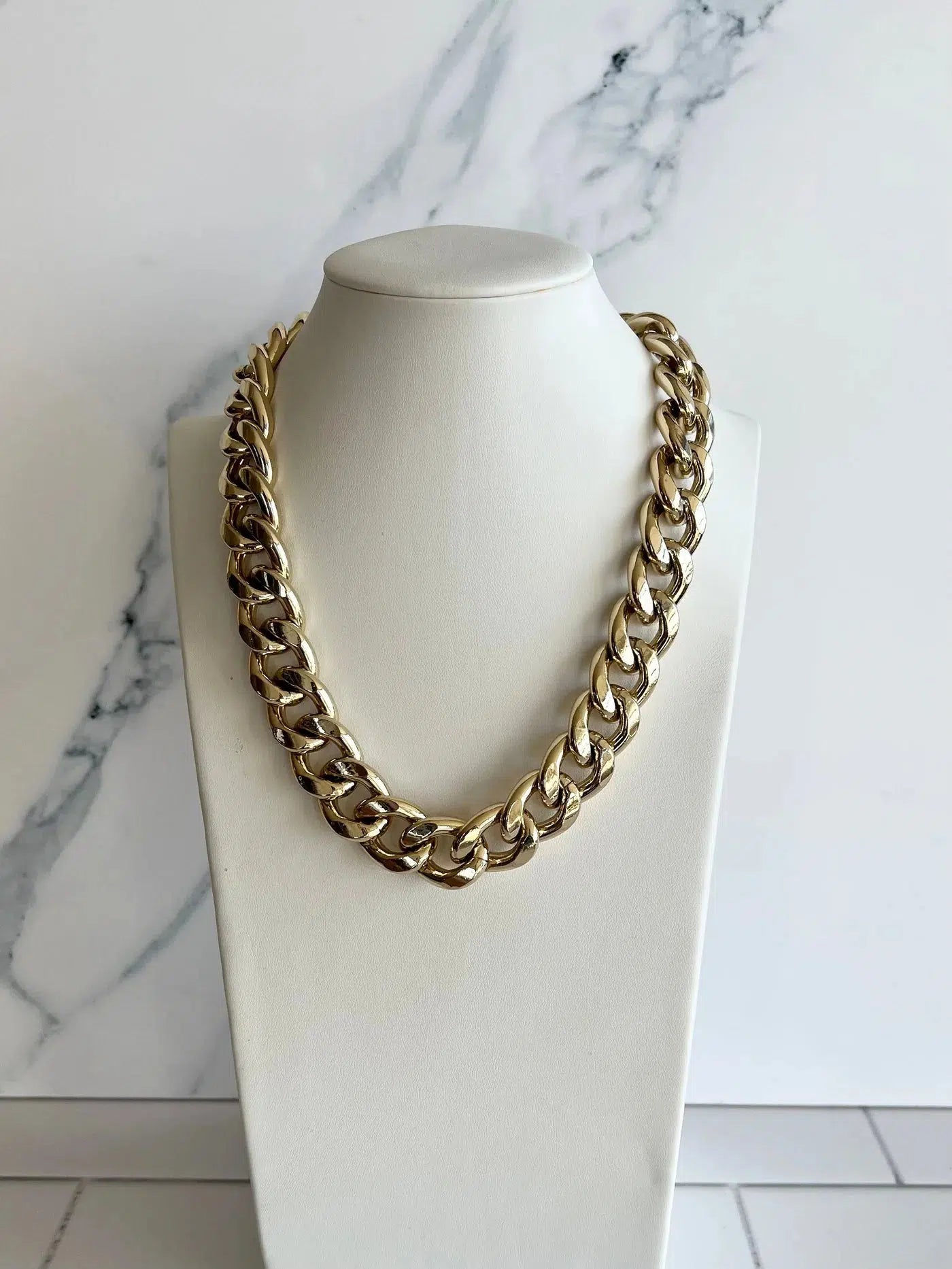 Champagne Gold Chunky Chain Strap - Stylish & Durable Fashion Accessory for Handbags, Crossbody Bags & Evening Wear