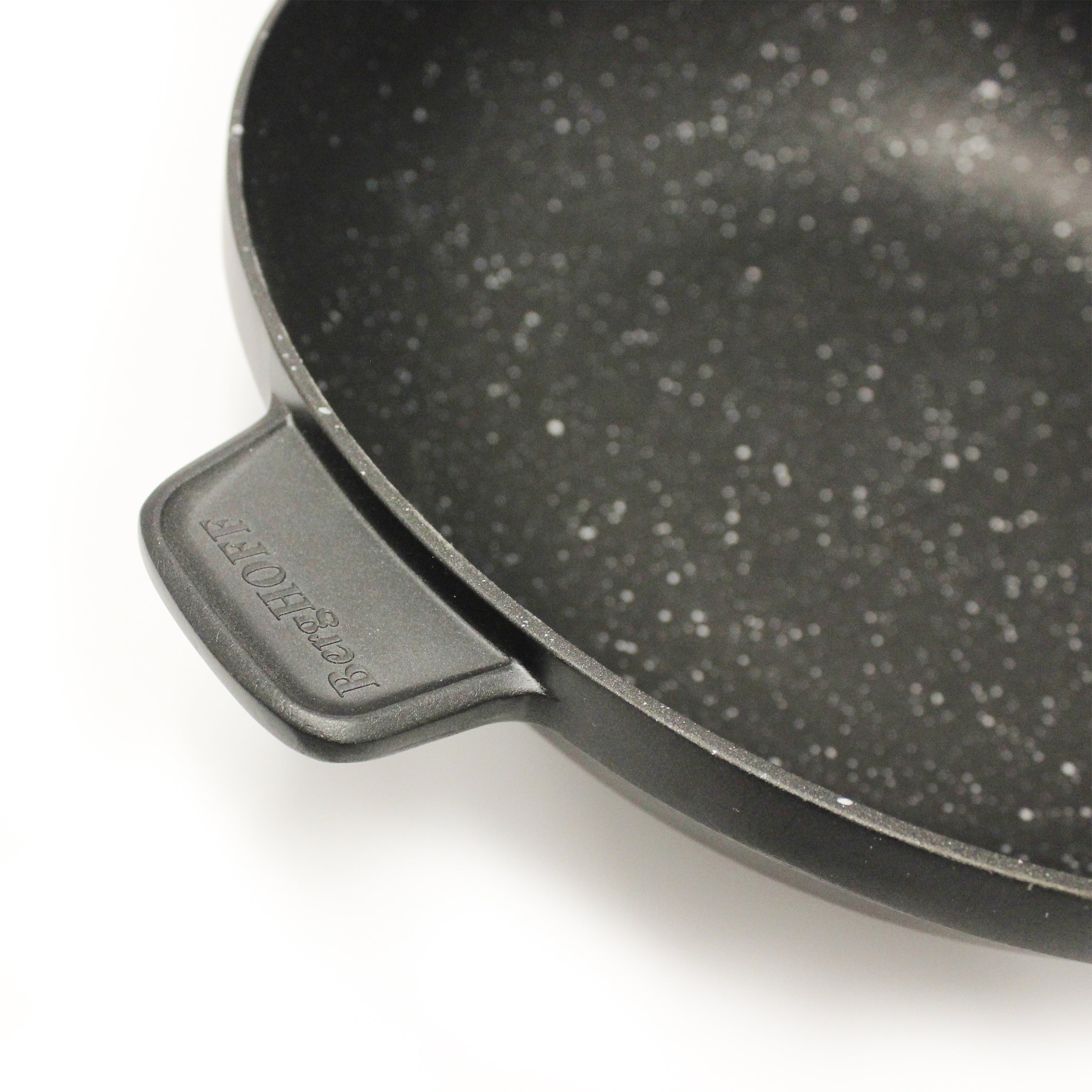 BergHOFF GEM 11-Inch Nonstick Stir Fry Pan 4.1Qt Black - Perfect for Sauteing, Frying & Cooking Healthy Meals at Home
