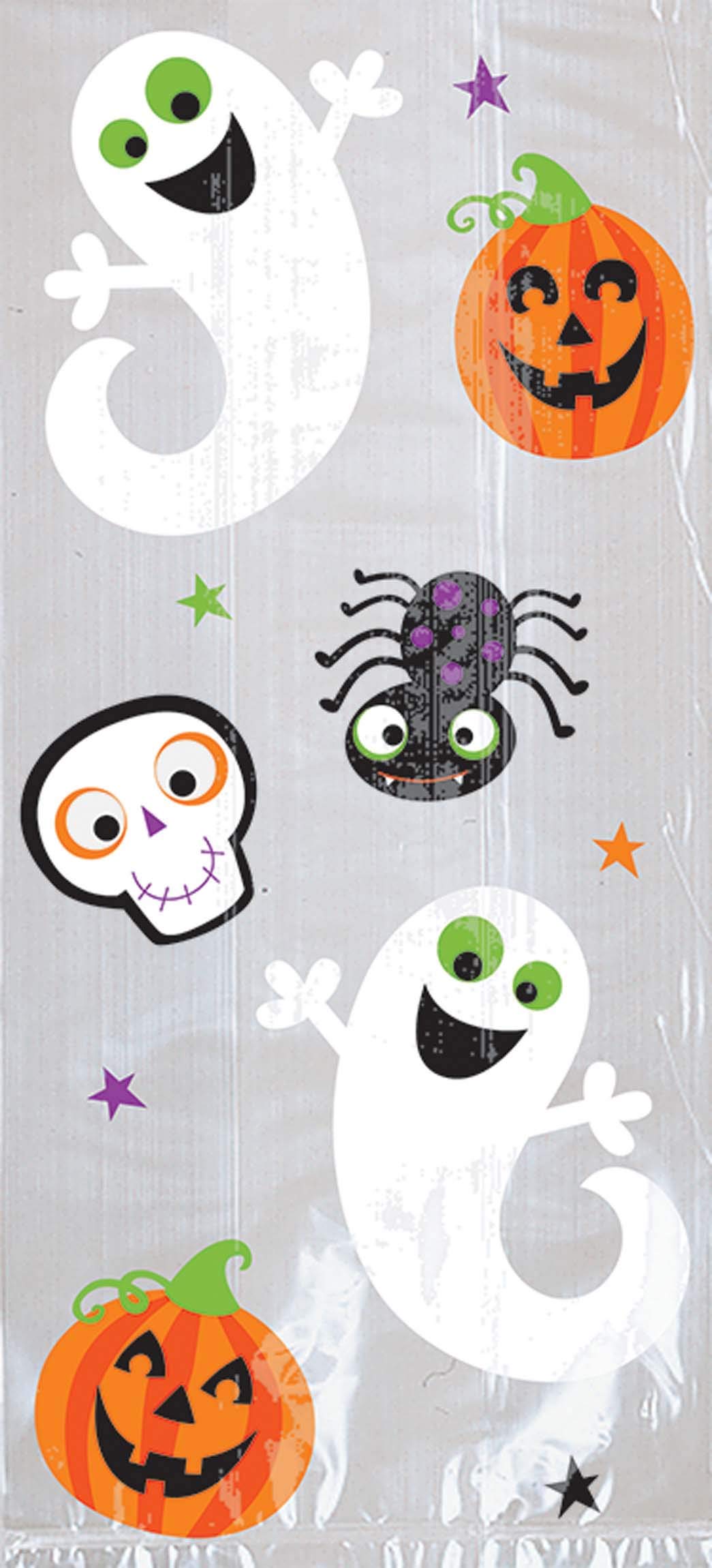 Halloween Friendly Large Party Treat Bags - Bulk Candy & Goodie Bags for Trick or Treat, Classroom Parties & Halloween Events
