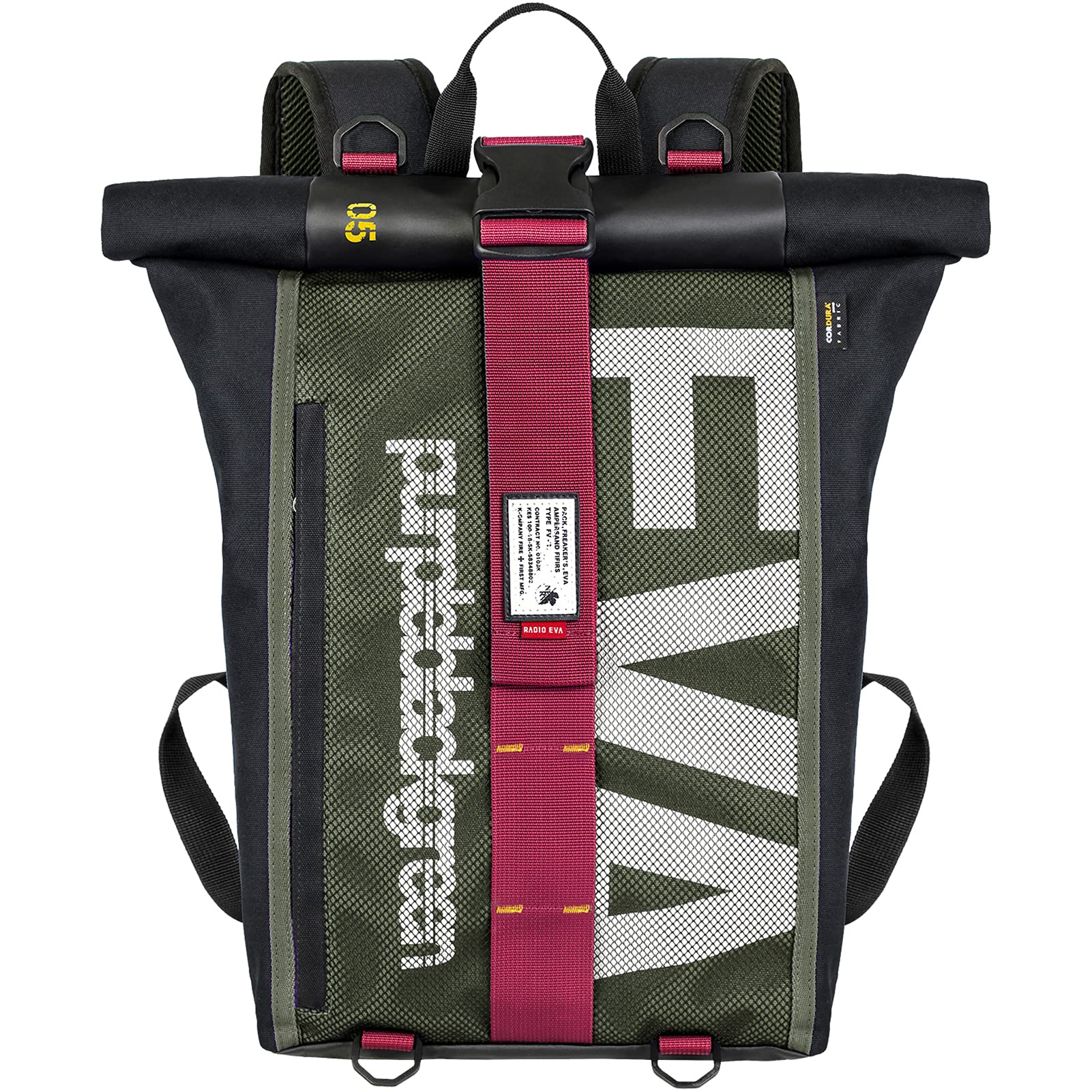 Evangelion Anime Backpack 28L Waterproof Travel Hiking Backpack for Men & Women - Perfect for School, Work, Outdoor Adventures & Daily Commute