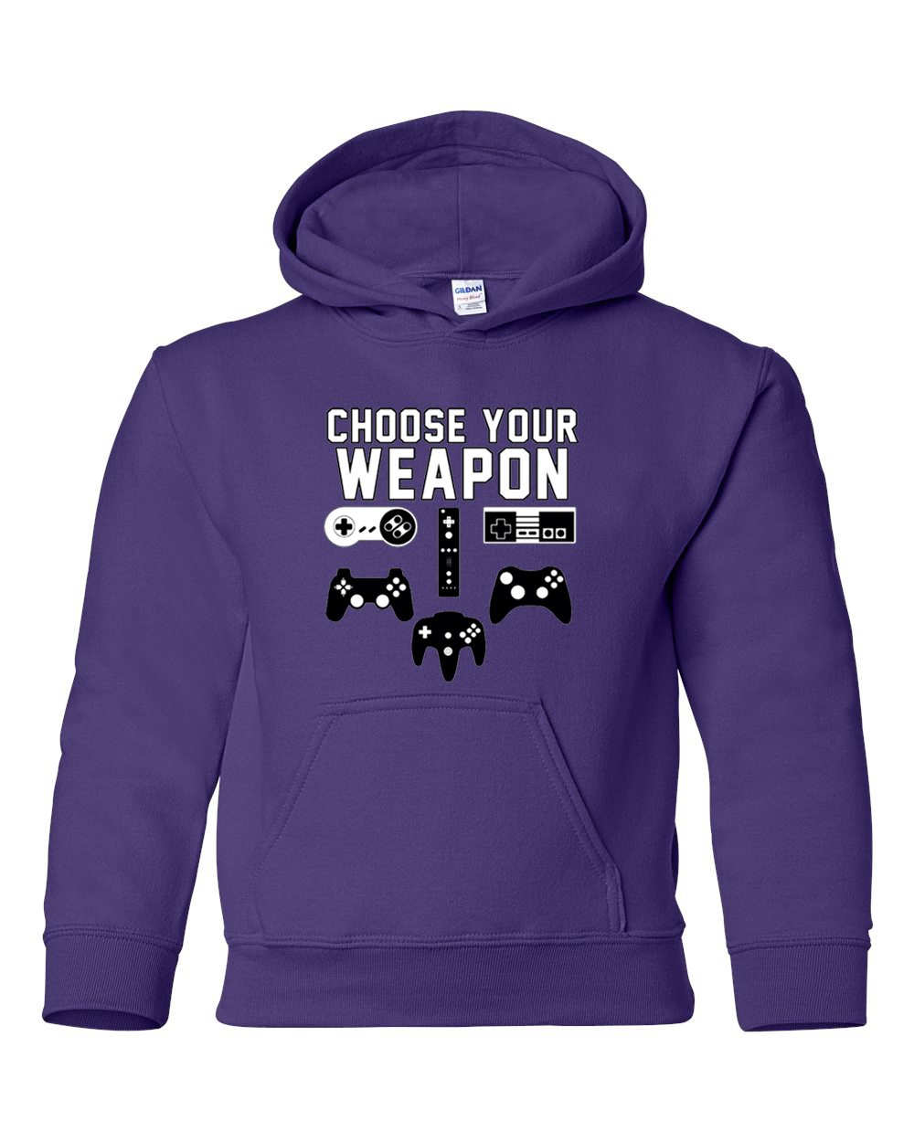 Funny Gaming Hoodie - Choose Your Weapon Console Gamer Sweatshirt for Men & Women | Perfect for Esports, Gaming Events & Casual Wear