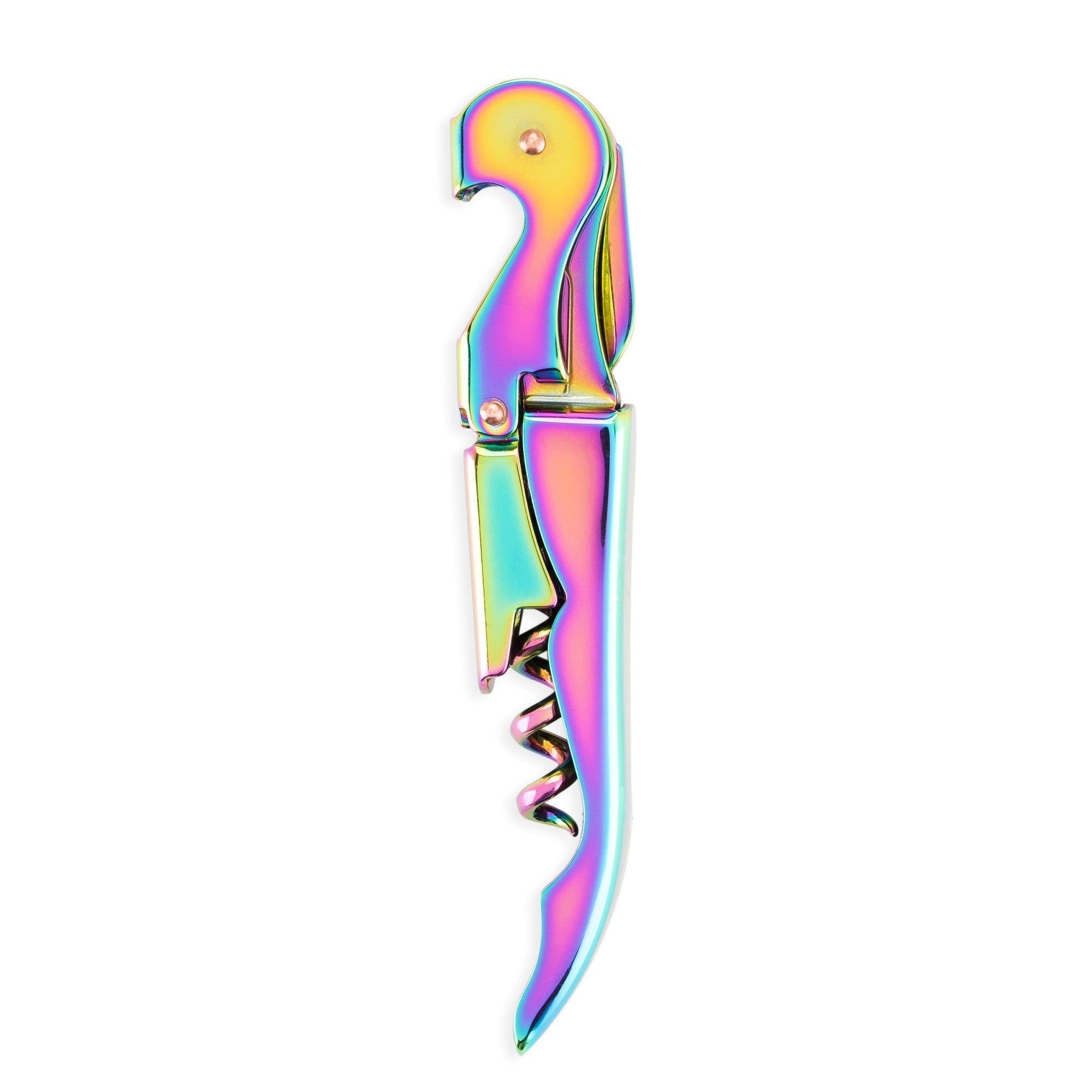 Blush Double Hinged Corkscrew - Premium Wine Bottle Opener for Easy Uncorking | Perfect for Home Bars, Wine Tasting Parties & Restaurant Use