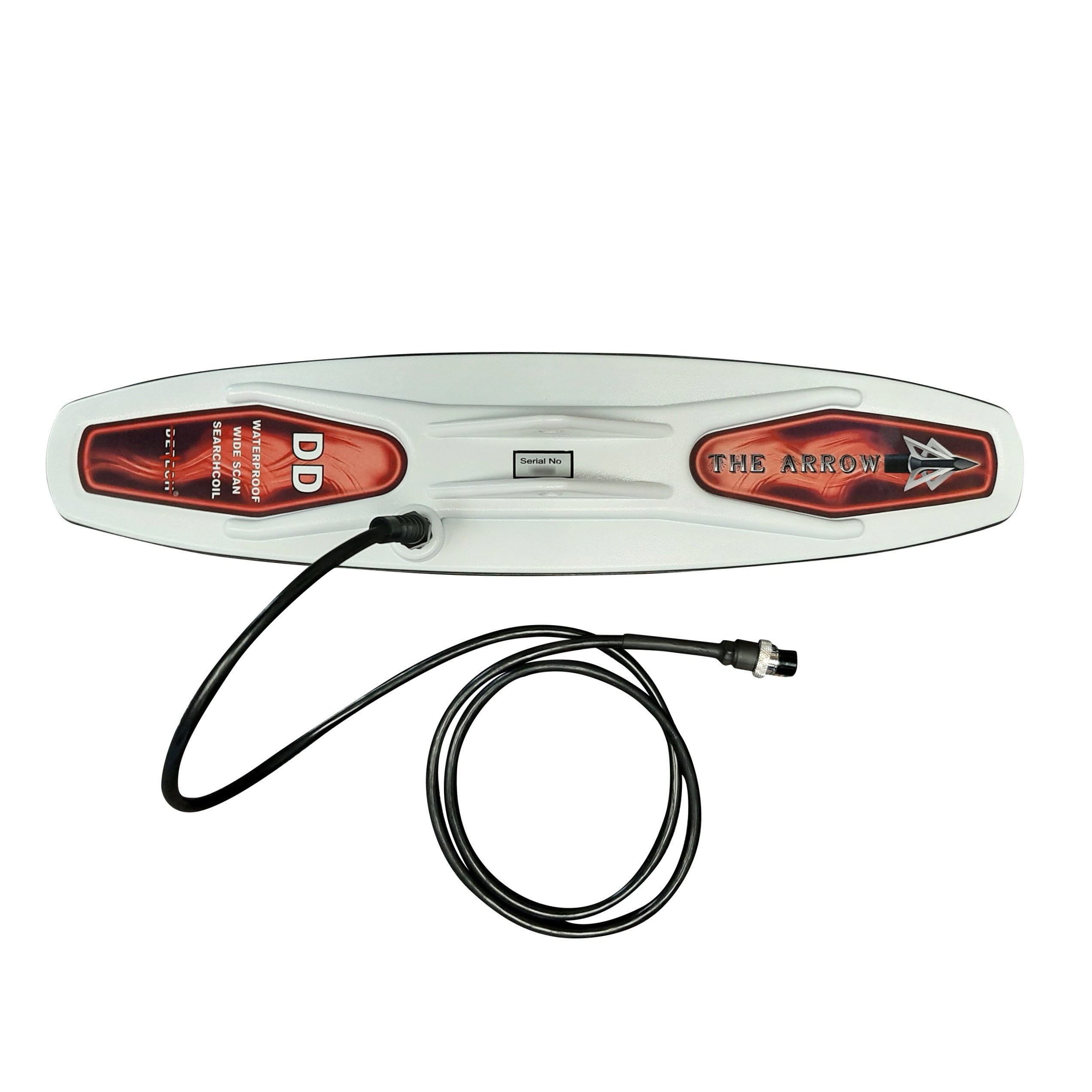 Detech Arrow 18 x 4 Widescan DD Waterproof All Terrain Search Coil - Compatible with Garrett Ace 150, 250, 350, 200, 300 & 400 Metal Detectors - Perfect for Beach Hunting, Gold Prospecting & Relic Recovery