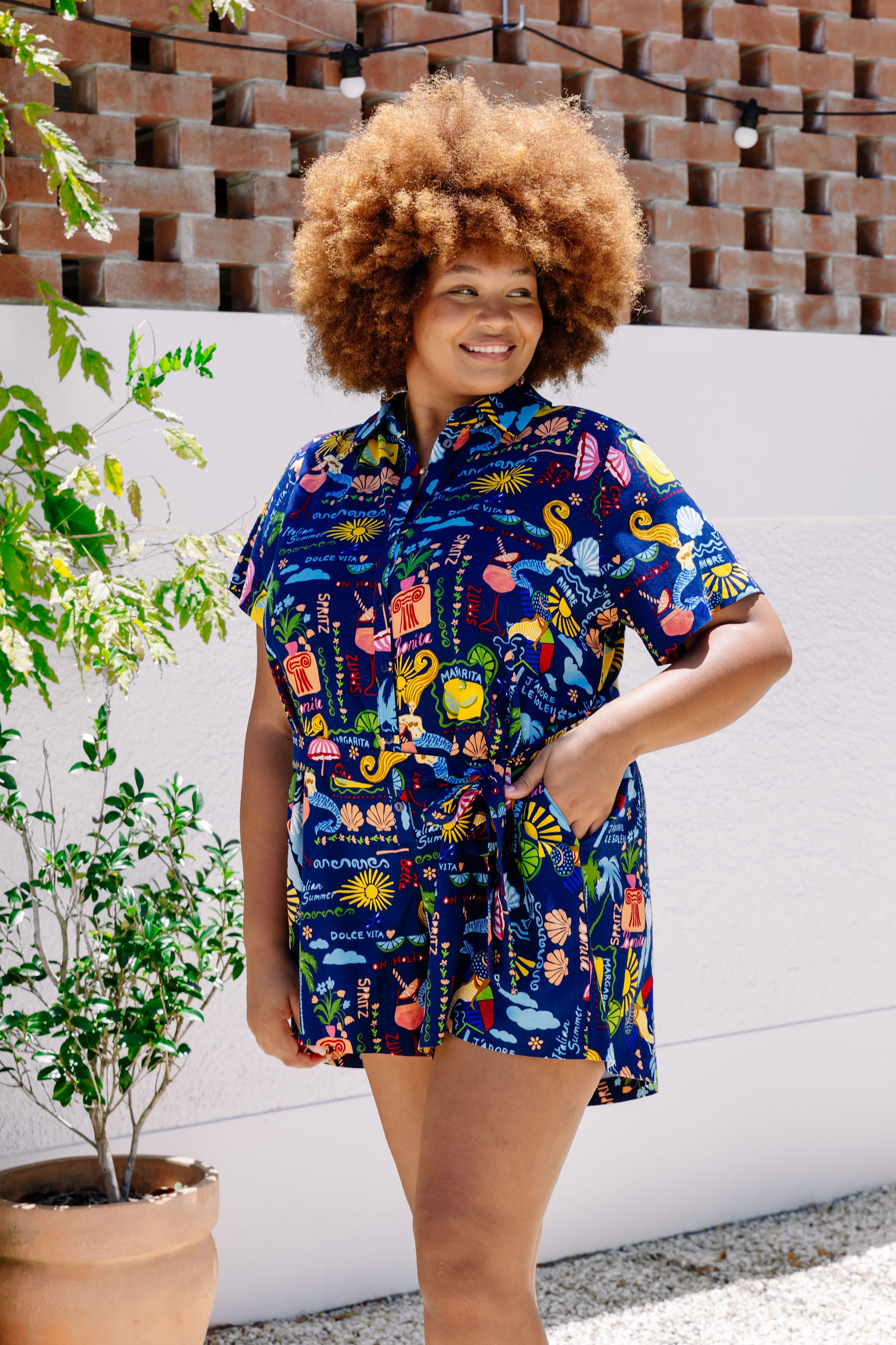 Giulia Playsuit - Stylish Euro Summer Romper Jumpsuit for Women | Perfect for Beach Vacations, Music Festivals & Summer Outings