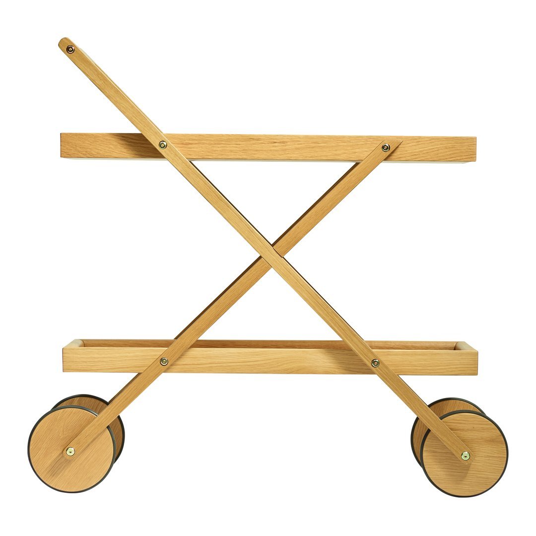Gunilla Allard Exit Trolley - Stylish Rolling Cart by Design House Stockholm | Perfect for Home, Office & Retail Storage