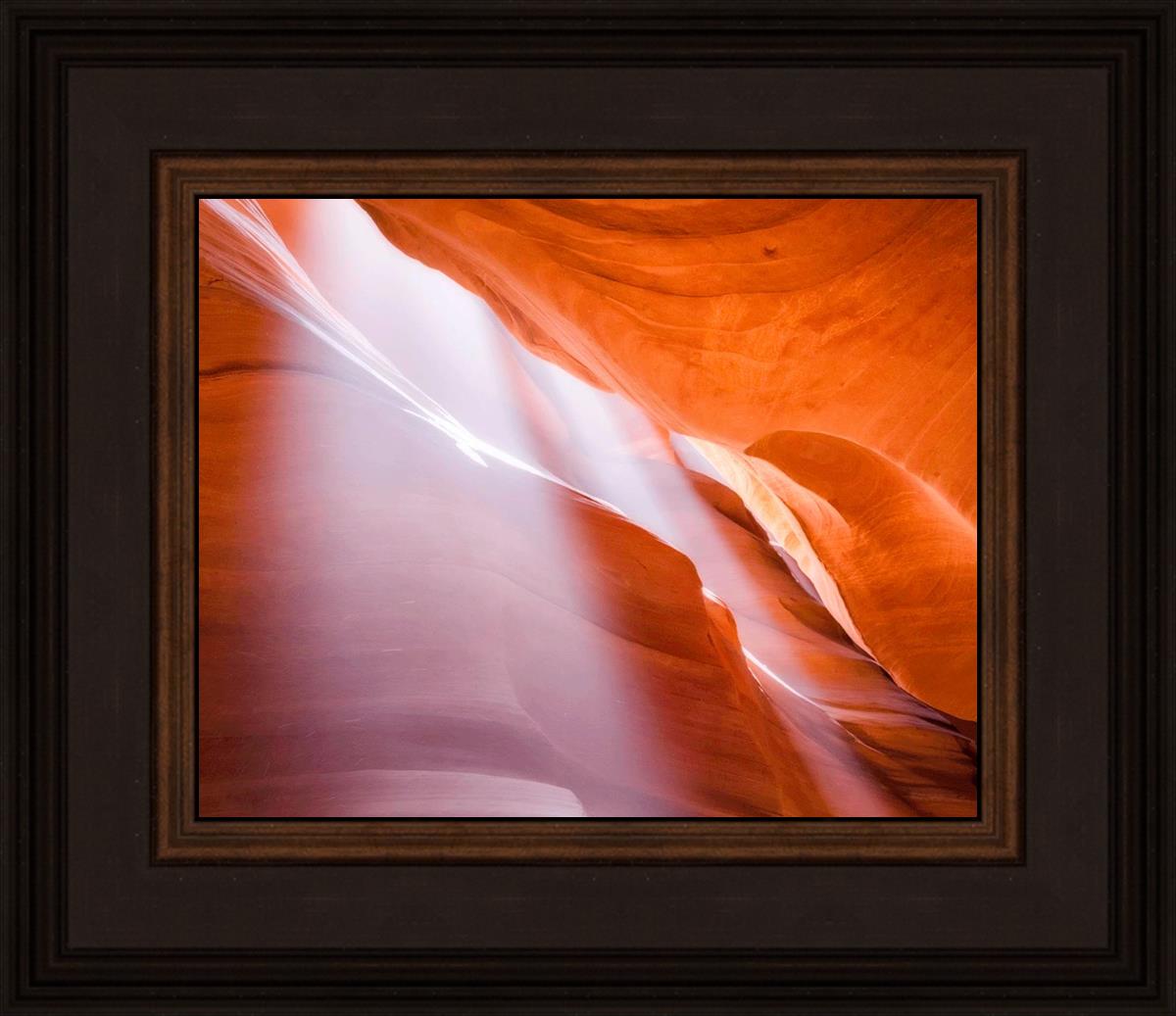 Stunning Antelope Canyon Light Shafts Wall Art - Natural Sunbeam Photography Print for Home & Office Decor - Perfect for Living Rooms, Bedrooms & Workspaces
