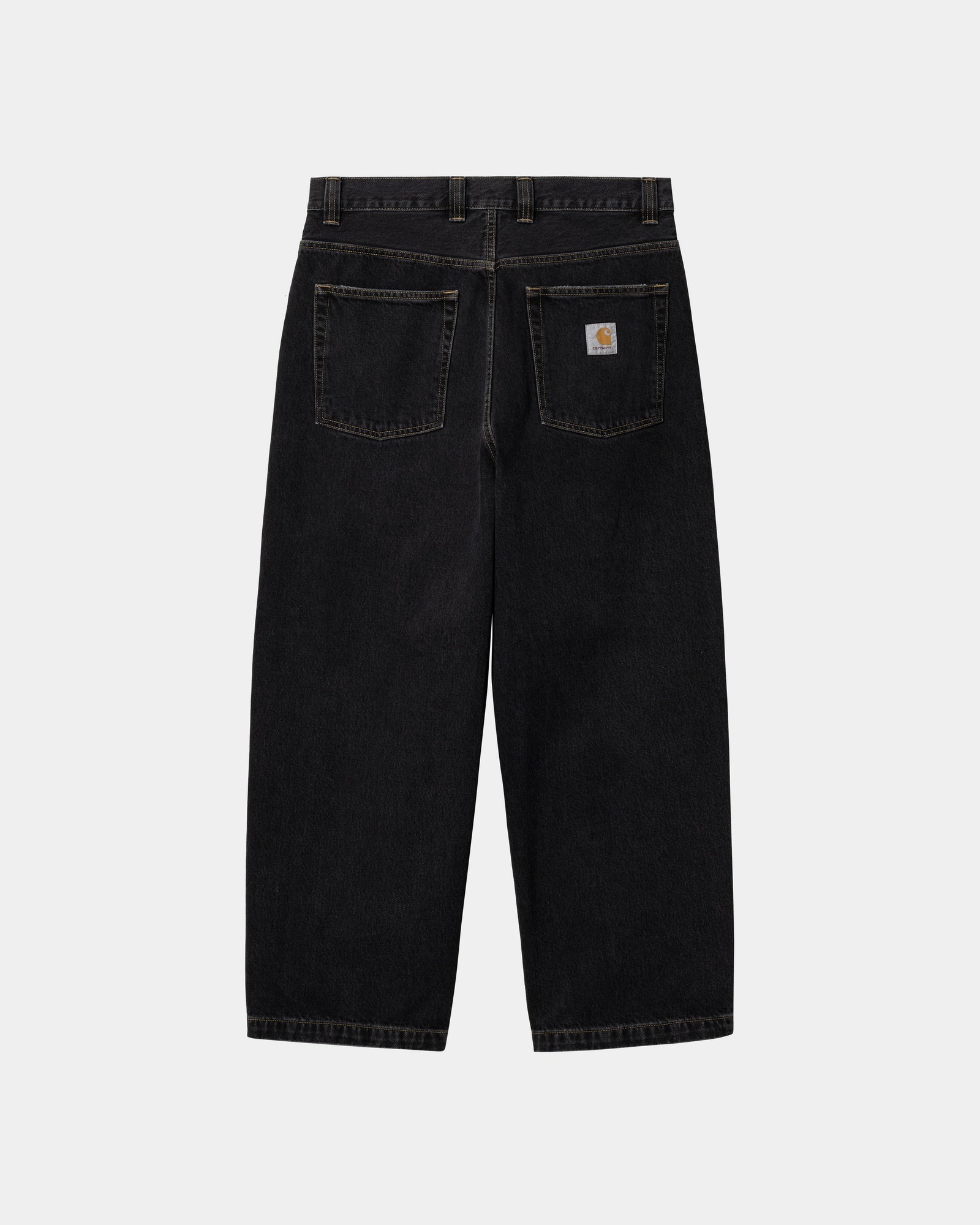 Brandon Men's Casual Pants - Black Stone Washed Cotton for Comfortable Everyday Wear | Perfect for Work, Travel & Outdoor Activities