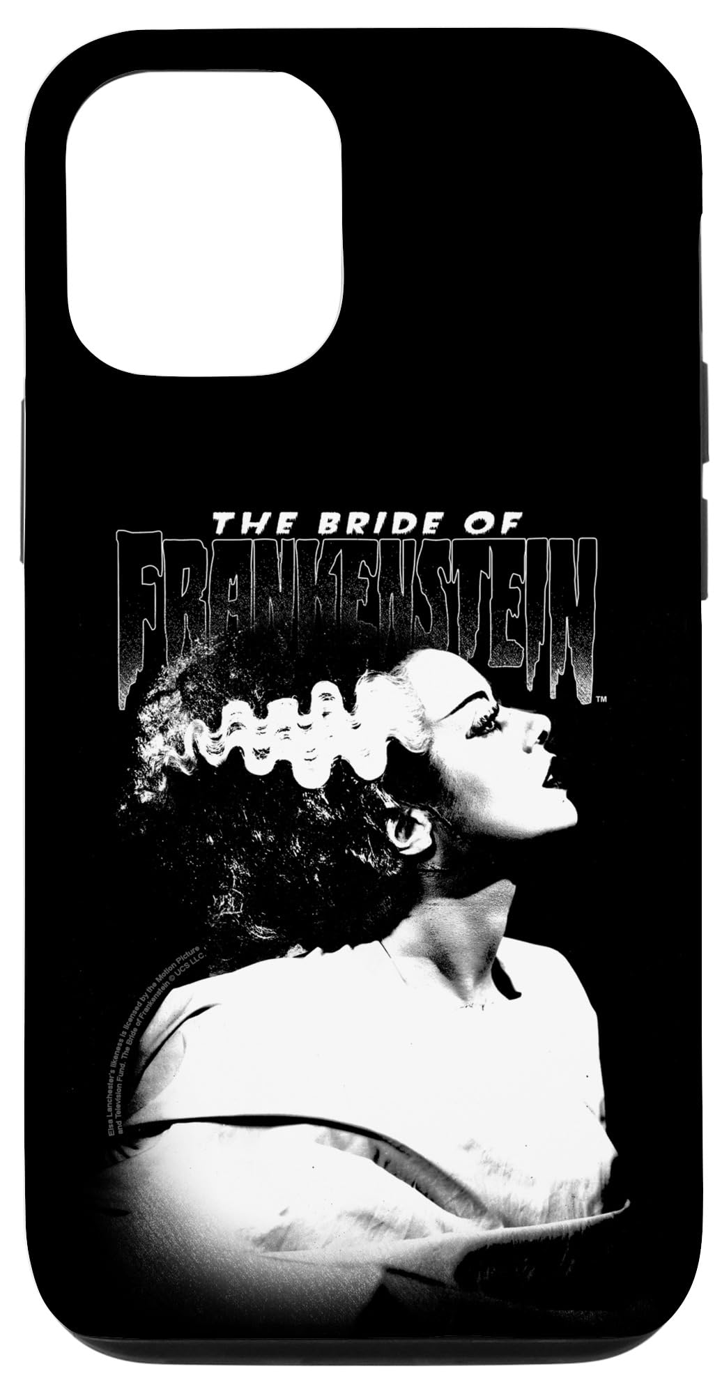 Universal Monsters The Bride of Frankenstein iPhone 12/12 Pro Case - Horror Movie Inspired Phone Cover for Apple iPhone 12 & 12 Pro - Perfect for Halloween, Horror Fans & Movie Lovers