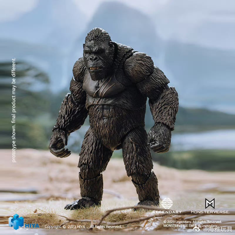 HIYA 6-inch 15cm Kong Skull Island Action Figure - Exquisite Basic Series Reissue | Collectible Movie Toy for Display & Play
