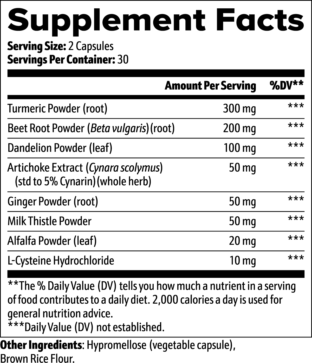 Best Herbal Liver Support Supplement - Natural Detox & Liver Cleanse for Optimal Health - Supports Digestion & Energy Boost - Perfect for Daily Wellness & Detox Routine