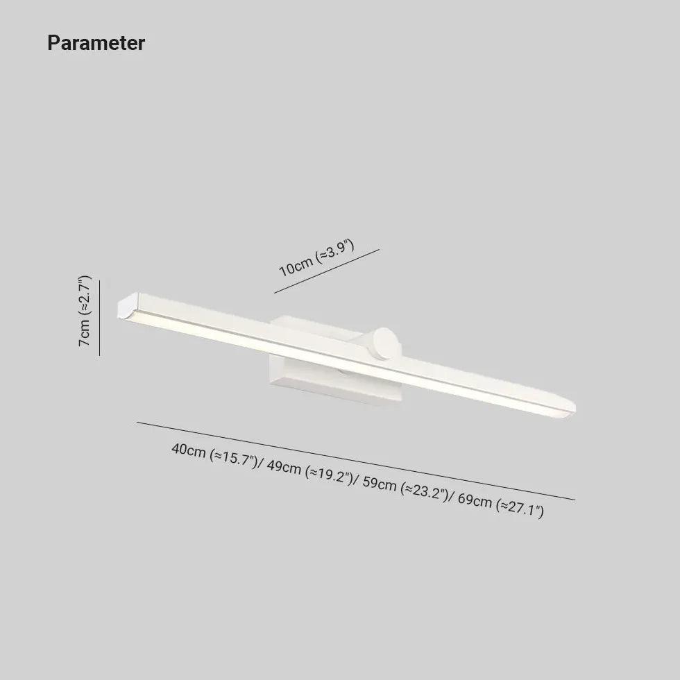 White LED Linear Bathroom Mirror Lights - Modern Vanity Lighting for Makeup, Shaving & Grooming - Waterproof & Energy Efficient Bathroom Decor
