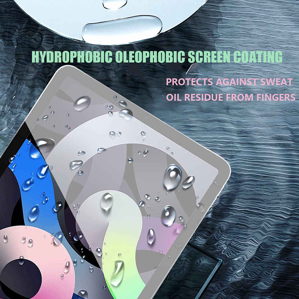 ZenRich [2-Pack] 9H Tempered Glass Screen Protector for iPad Air 5th/4th Gen 10.9