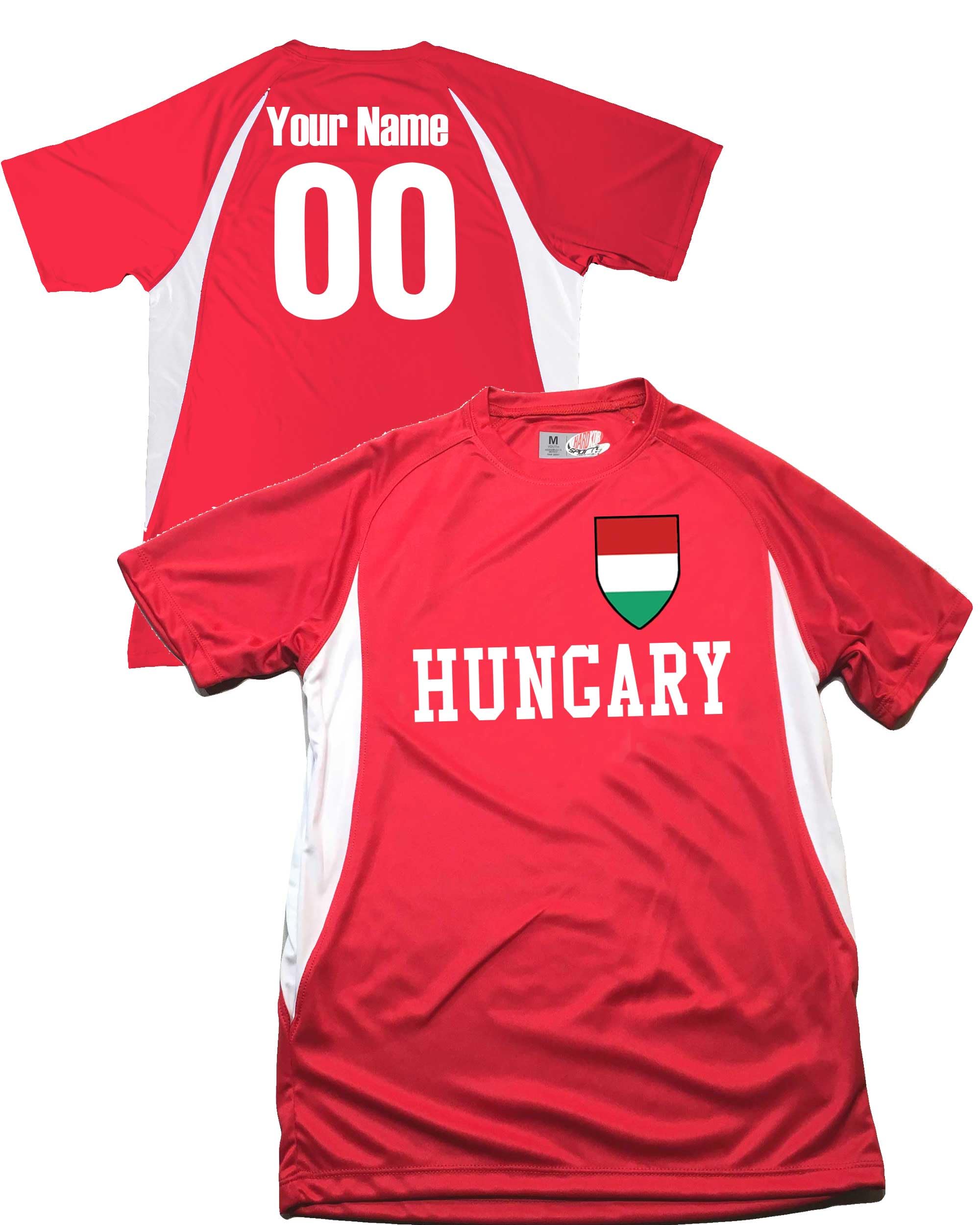 Custom Hungary Soccer Jersey - Personalized with Names & Numbers - Perfect for Fans, Gifts & Match Days