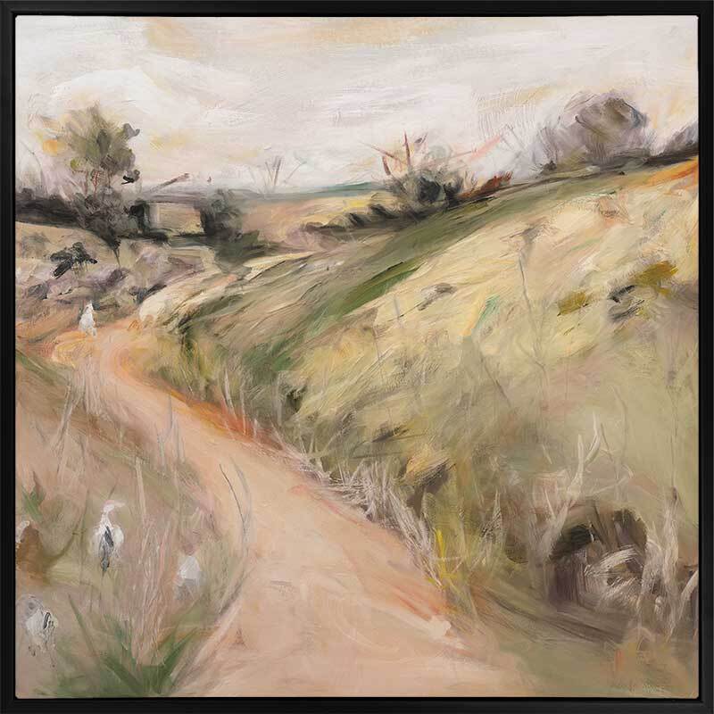 Dirt Road at Dusk Canvas Art Print - Landscape Wall Decor for Living Room, Bedroom & Office - Nature Photography Home Decor