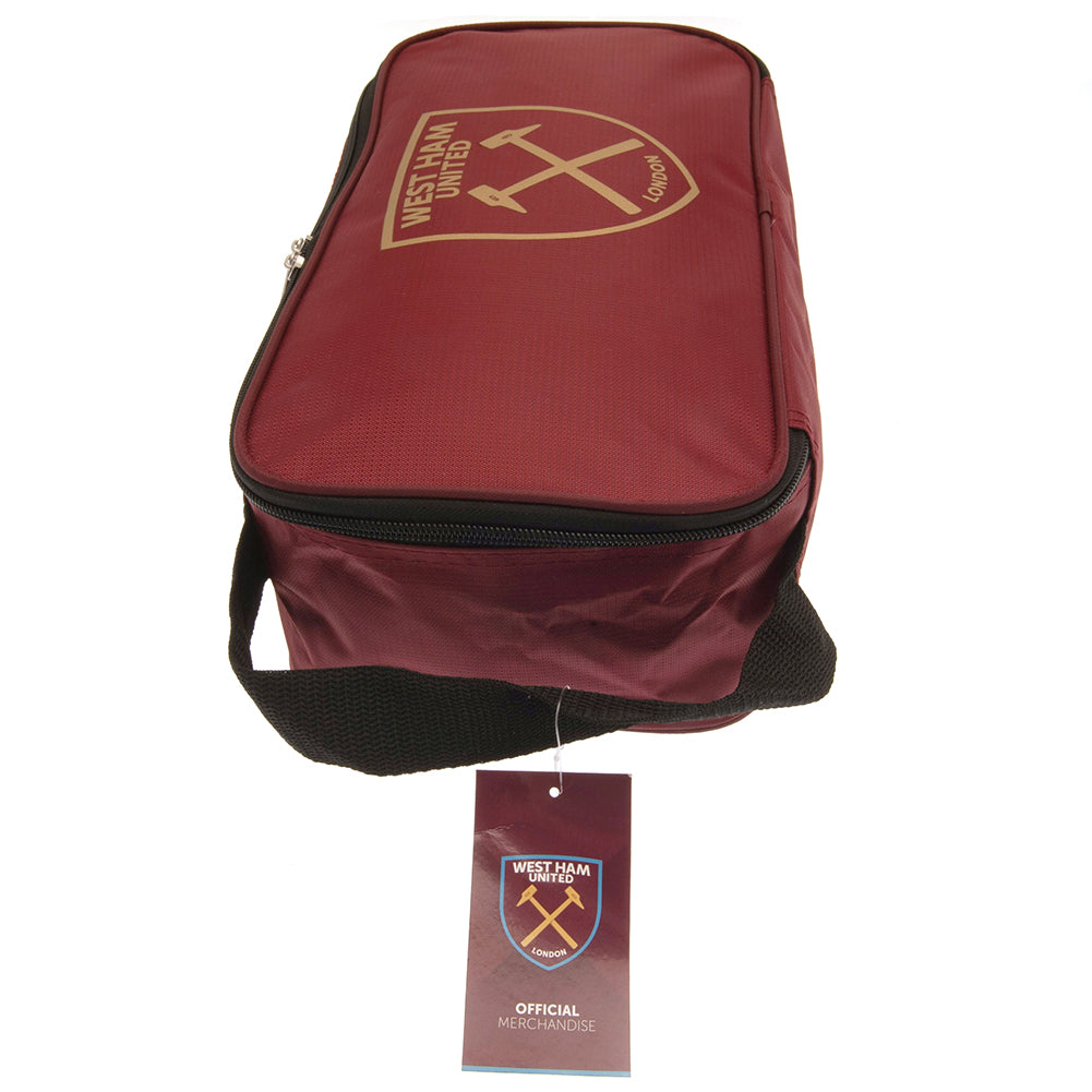 West Ham United Soccer Boot Bag - Durable Football Shoe Bag for Training & Matches - Perfect for Players & Fans - Ideal for Gym, Travel & Sports Gear Storage