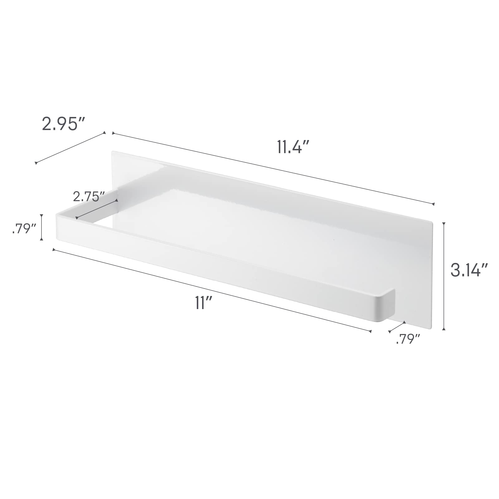 Yamazaki Home Magnetic Paper Towel Holder - Stainless Steel Kitchen Roll Dispenser with Vertical & Horizontal Mounting Options | Space-Saving Organizer for Kitchen Countertops, Pantries & Small Spaces