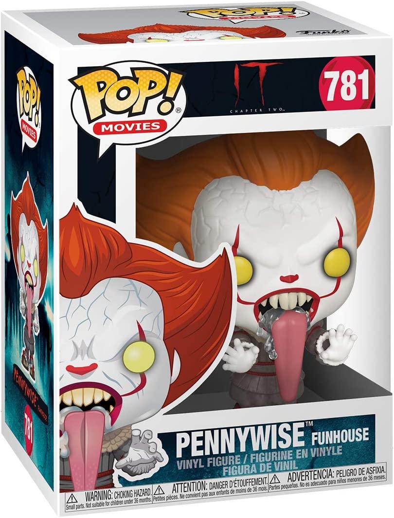 Pennywise with Dog Tongue Action Figure #781 - It Chapter 2 Collectible for Horror Fans & Movie Enthusiasts - Perfect for Display, Cosplay, and Halloween Decorations