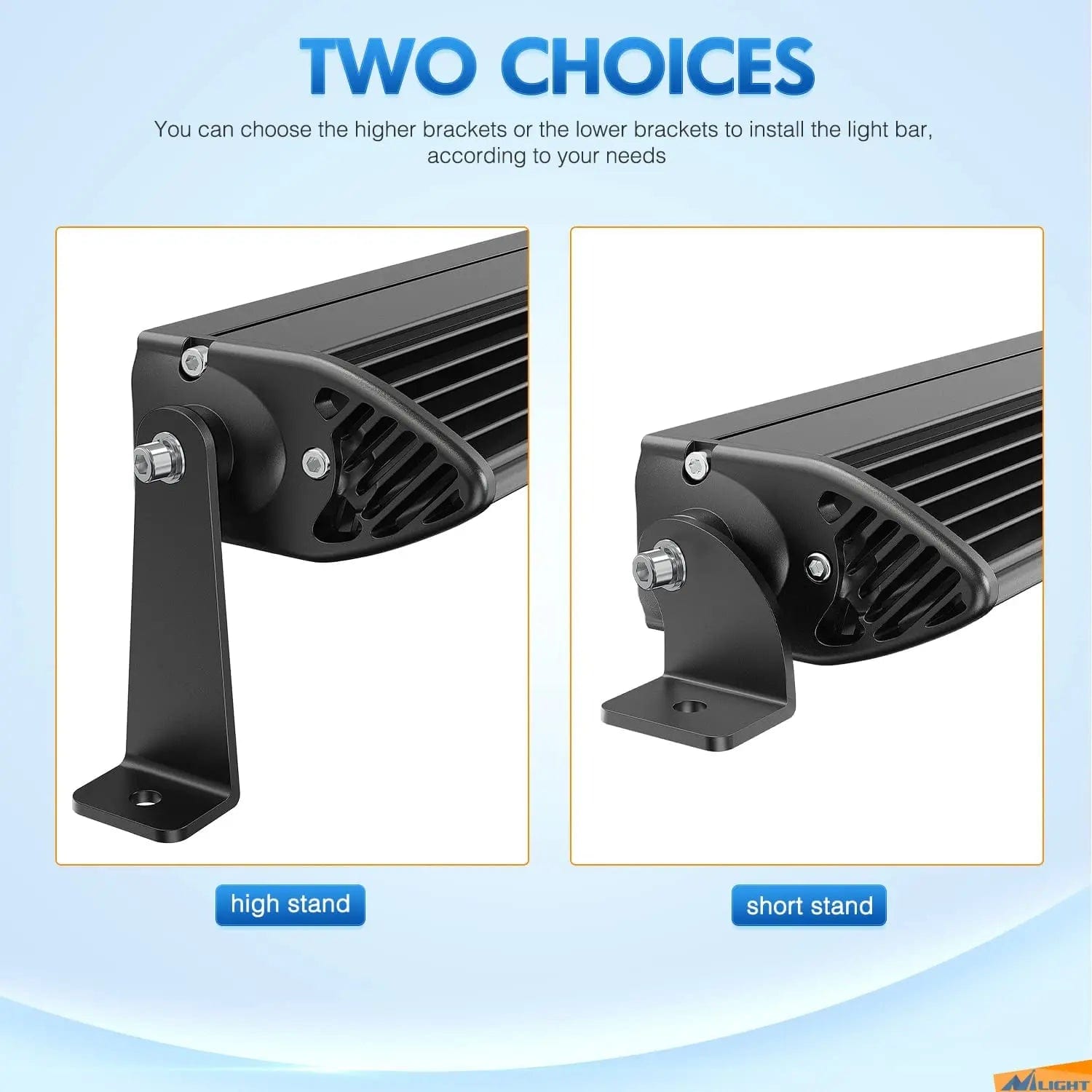 Universal Adjustable Height Side Mount Brackets (Pair) - Perfect for TV, Monitor, and Shelf Installation in Home & Office