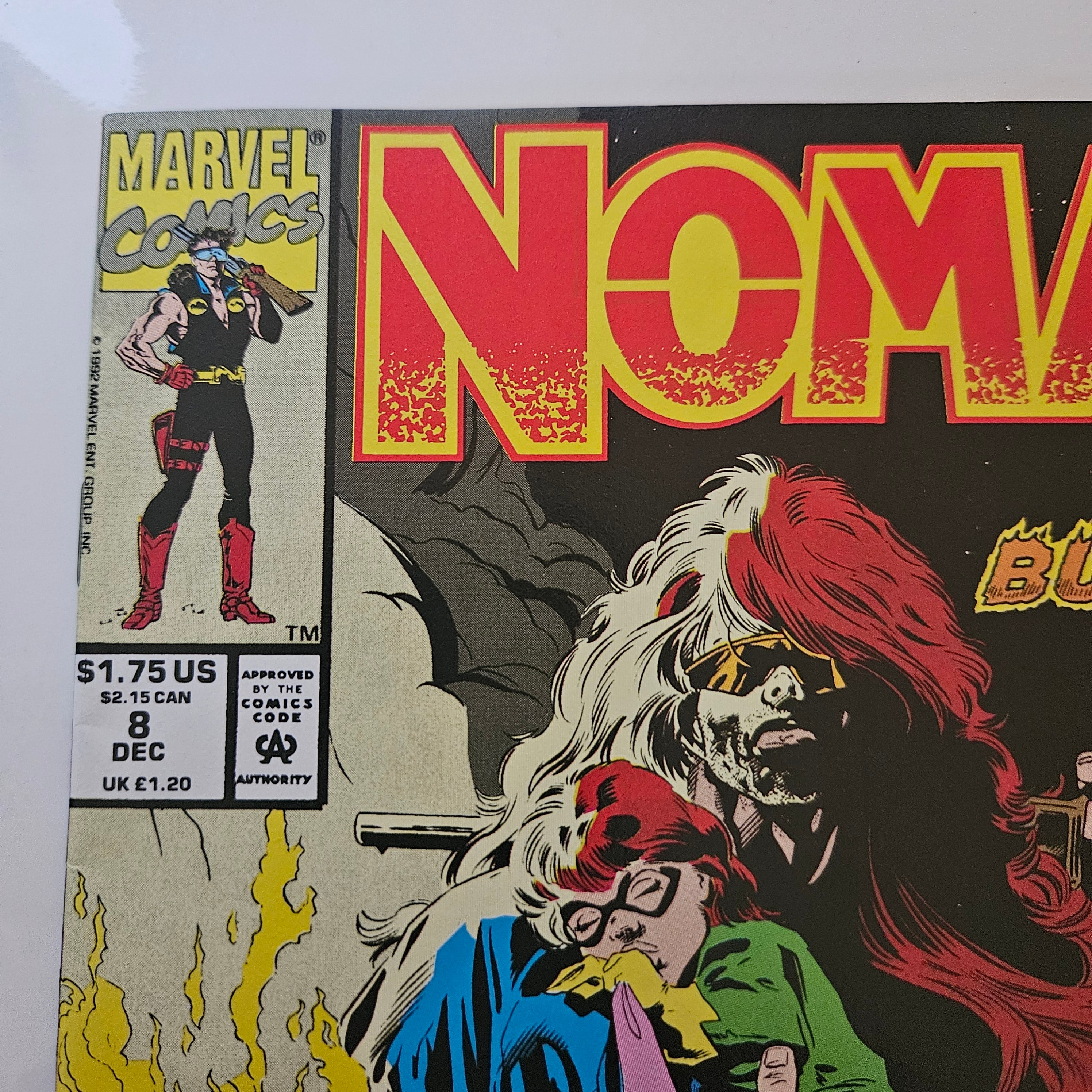Nomad (Volume II) #8: L.A. is Burning - Marvel Comics 1991 Vintage Collectible - Perfect for Comic Book Enthusiasts & Marvel Fans