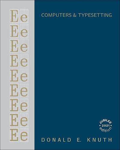 Computer Modern Typefaces - Computers & Typesetting Volume E | Professional Font Design for Print & Digital Media