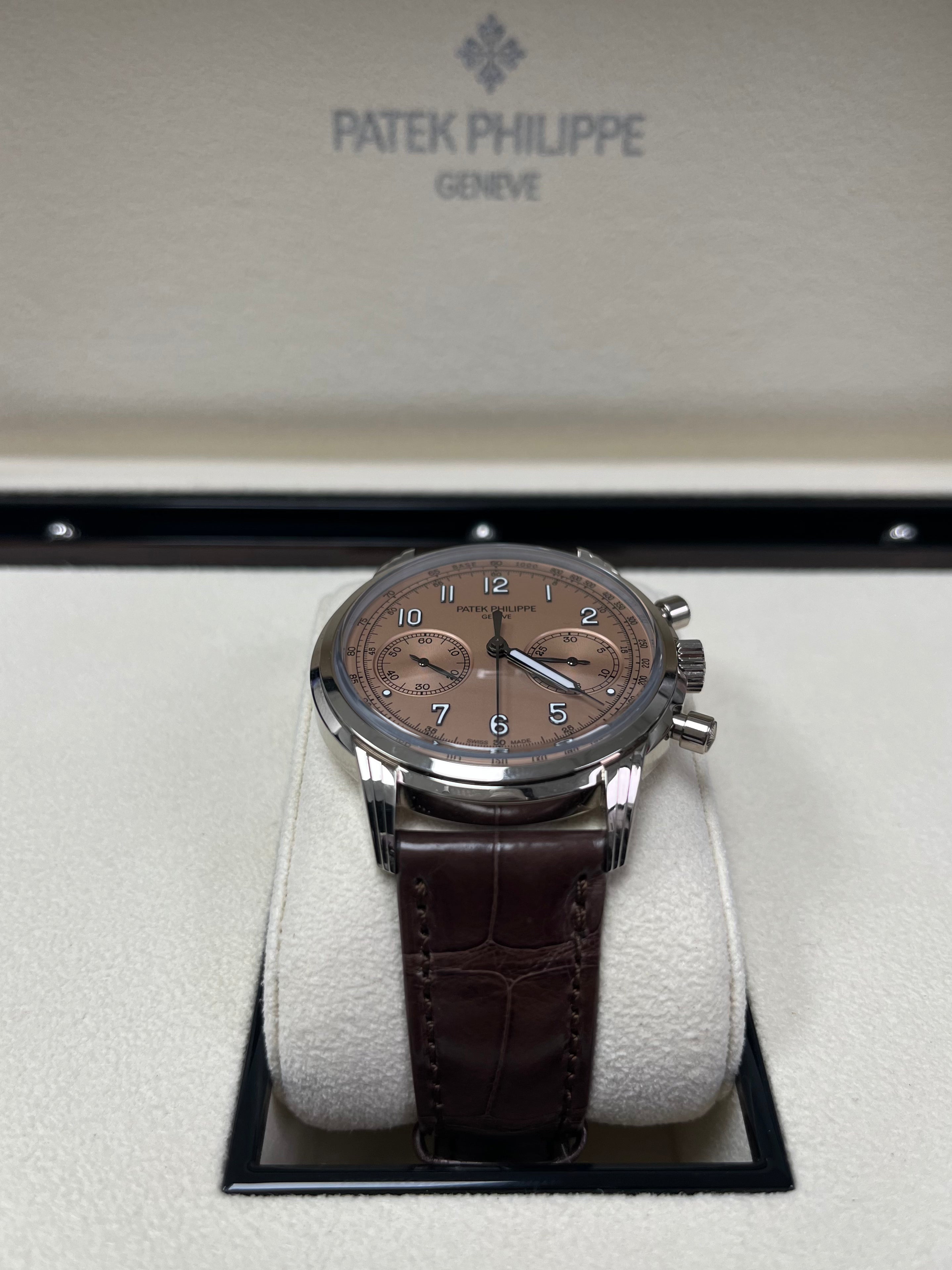 Patek Philippe Complications Salmon Dial 18K White Gold Men's Watch 5172G-010 | Luxury Dress Watch for Business & Formal Occasions
