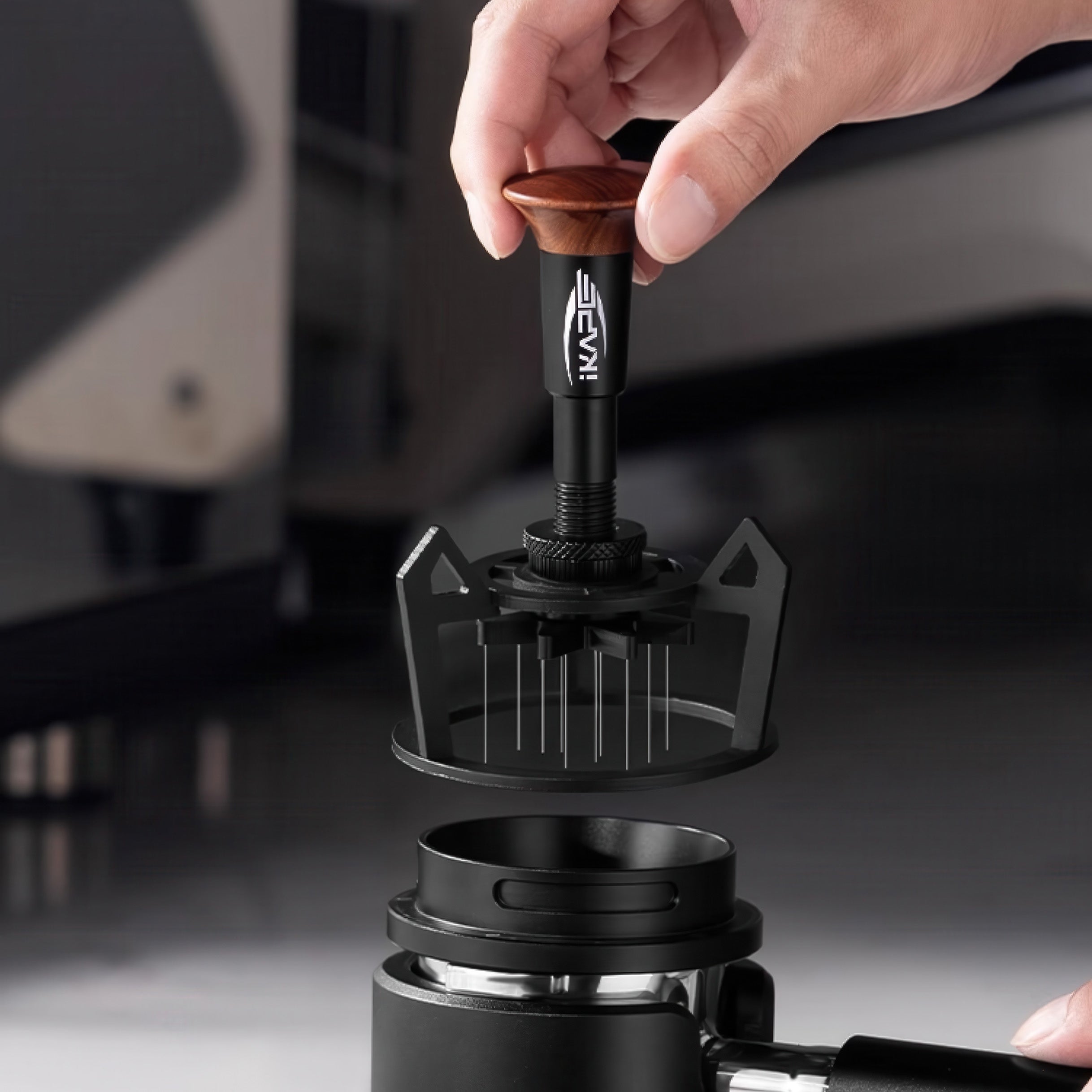 Premium Espresso WDT Tool - Rotary Springback Coffee Distribution Needle for Even Extraction | Perfect for Home Baristas & Coffee Enthusiasts