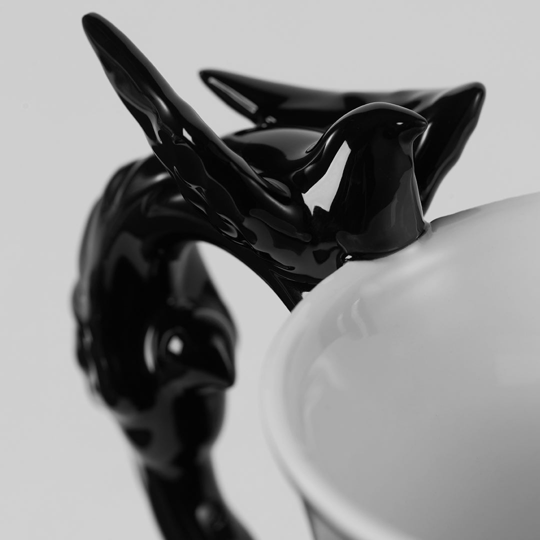 POP MART SKULLPANDA The Mirage Series Ceramic Coffee Mug - Unique Collectible Art Cup for Home, Office & Gift Giving