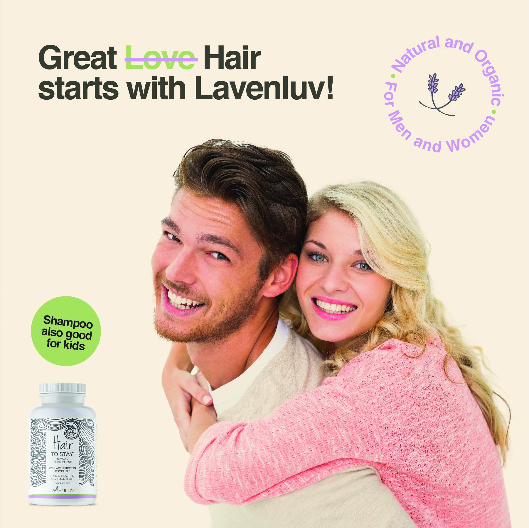 Hair Growth Shampoo 16oz - Keratin & Rice Water Volumizing Shampoo for Thinning Hair - SLS-Free Hair Loss Treatment for Women & Men - Promotes Thicker, Fuller Hair - Ideal for Daily Use & Scalp Care