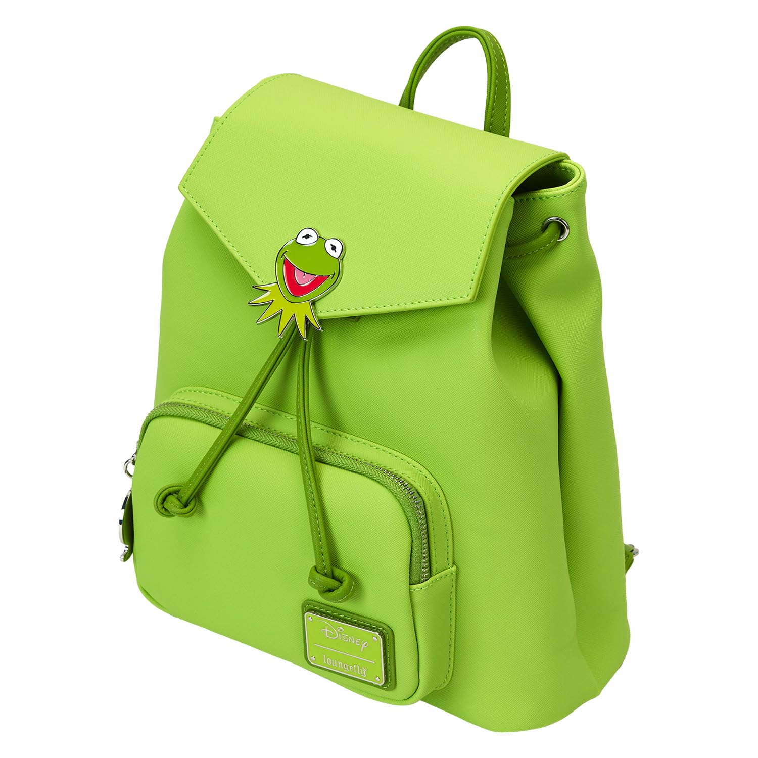Disney The Muppets Kermit The Frog Mini Backpack by Loungefly - Cute Small Crossbody Bag for Women, Girls, Disney Fans - Perfect for Theme Parks, Travel, School & Everyday Use