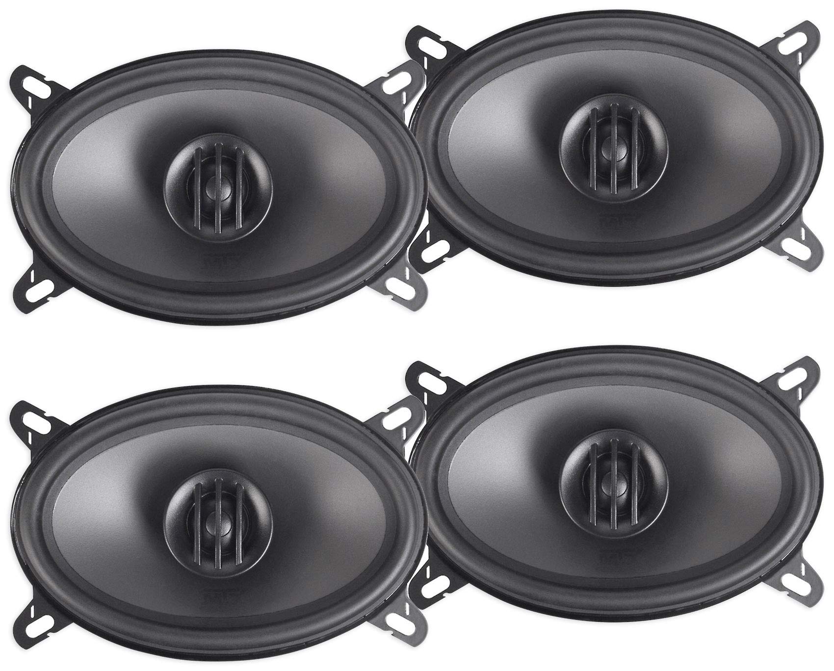 MTX THUNDER46 4x6 Inch 320 Watt 2-Way Coaxial Car Speakers - Premium Sound for Cars, Trucks & SUVs - Perfect for Upgrading Factory Audio Systems