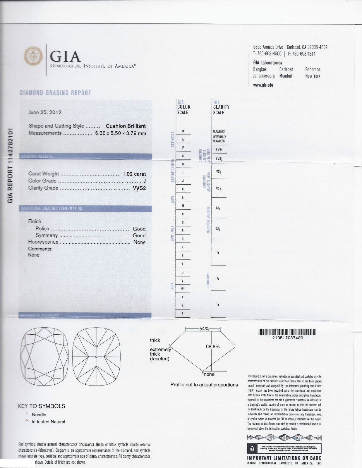 GIA Certified 3.02 Carat Cushion Brilliant Cut Diamond Engagement Ring & Wedding Band Set in 14K Gold - Perfect for Proposals, Anniversaries & Special Occasions
